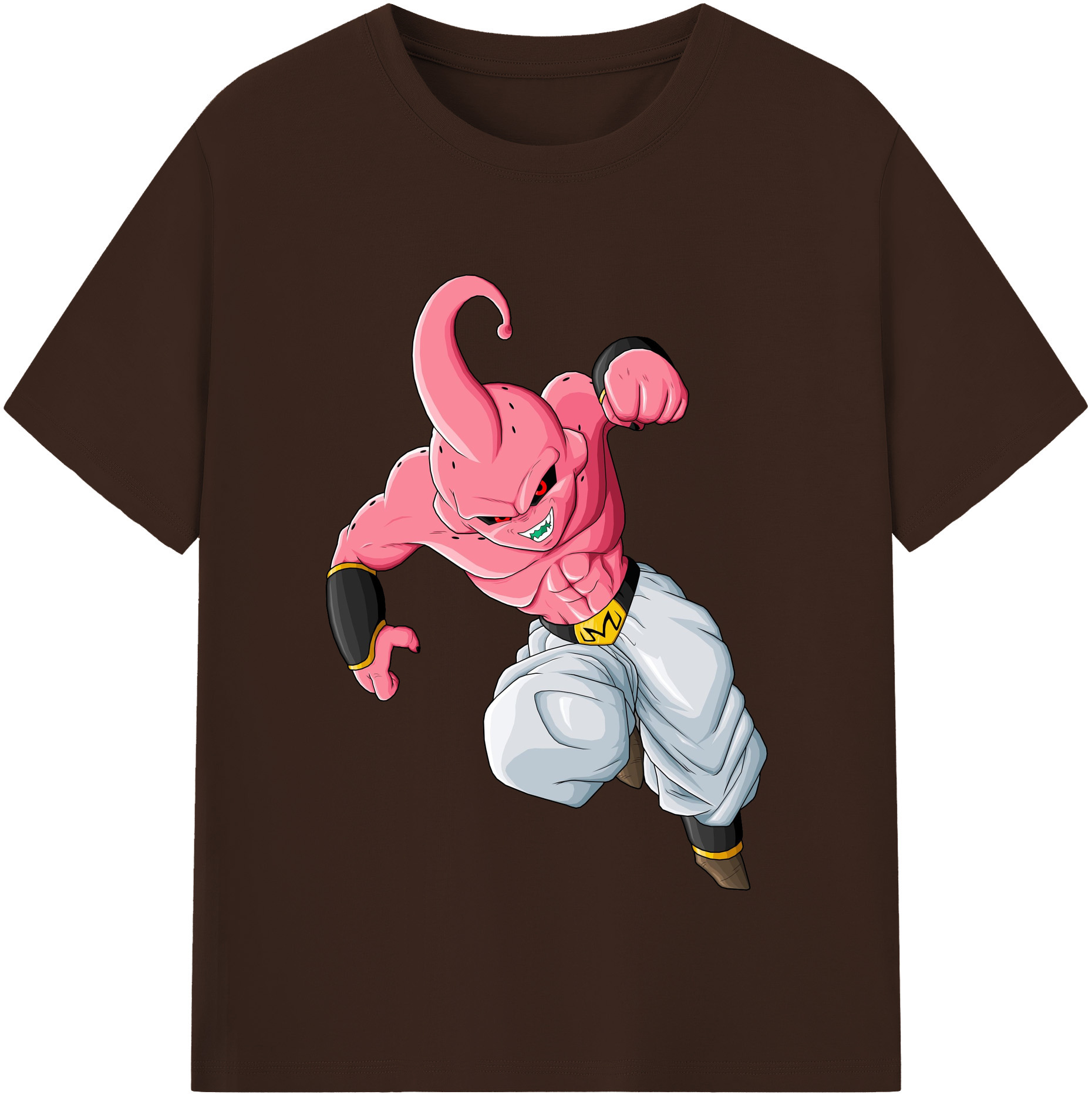 （画像用） ドラゴンボール 魔人ブウ DRAGON BALL Majin Buu 綿100％半袖Tシャツ（フロントプリント）