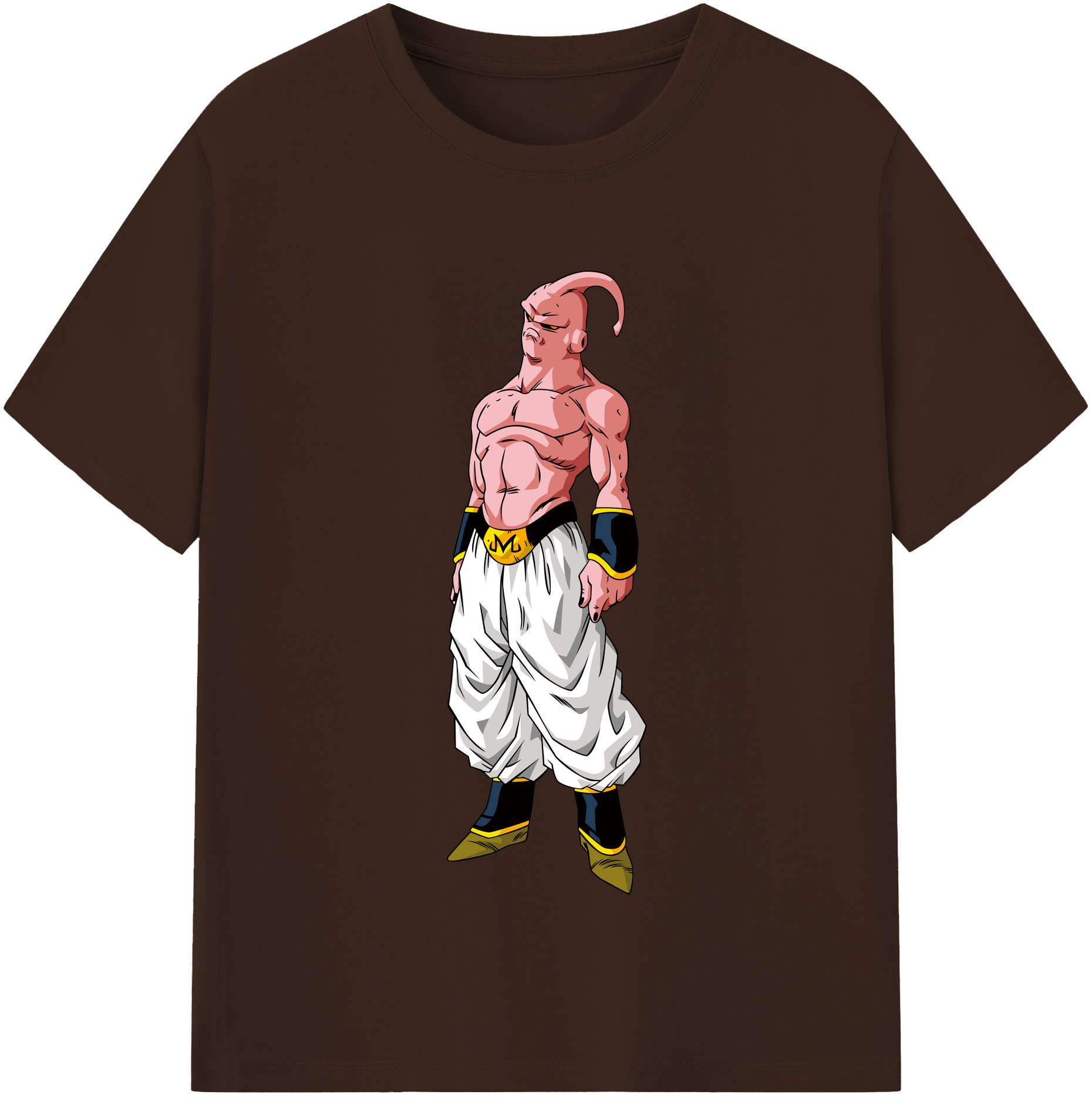 （画像用） ドラゴンボール 魔人ブウ DRAGON BALL Majin Buu 綿100％半袖Tシャツ（フロントプリント）