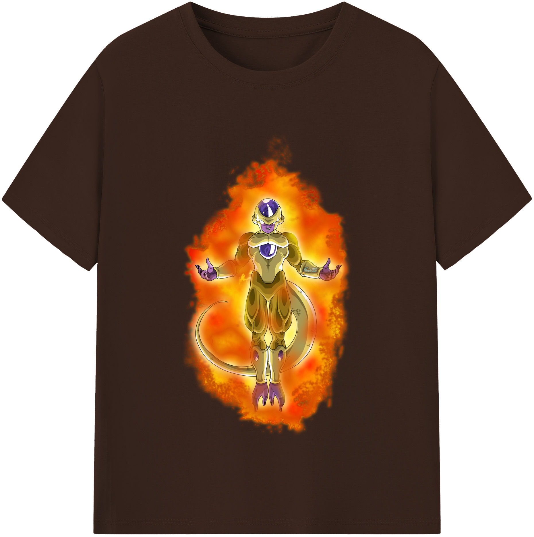 （画像用） ドラゴンボール フリーザ DRAGON BALL Frieza 綿100％半袖Tシャツ（フロントプリント）