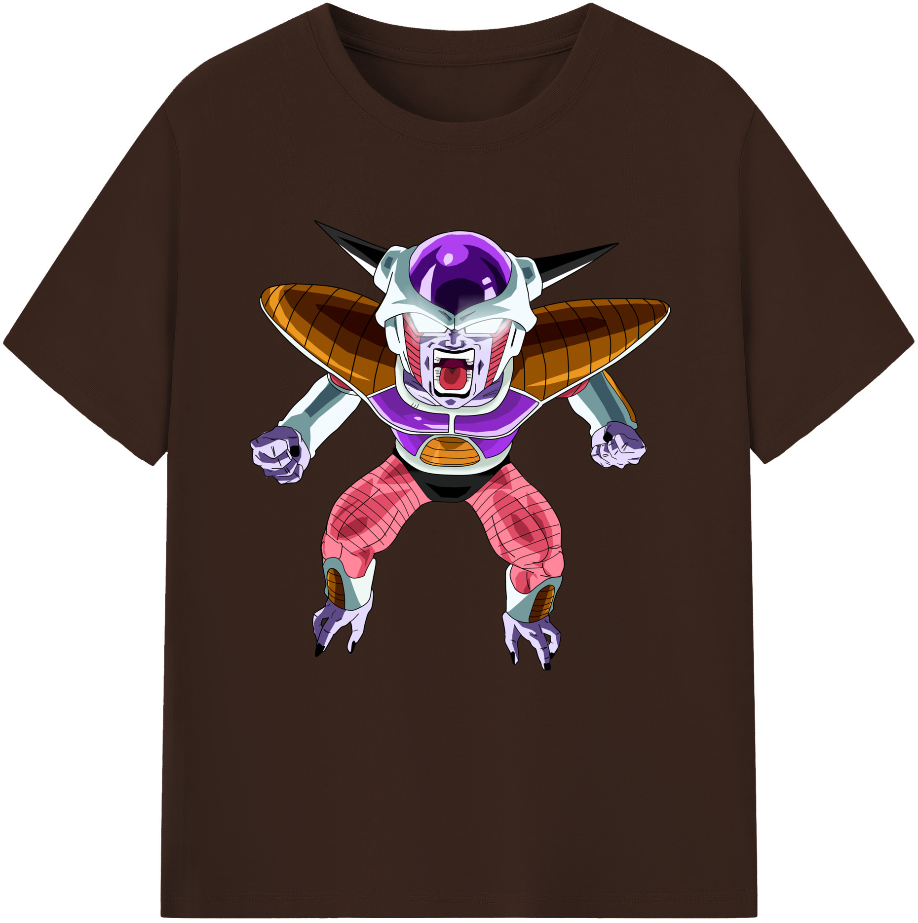 （画像用） ドラゴンボール フリーザ DRAGON BALL Frieza 綿100％半袖Tシャツ（フロントプリント）