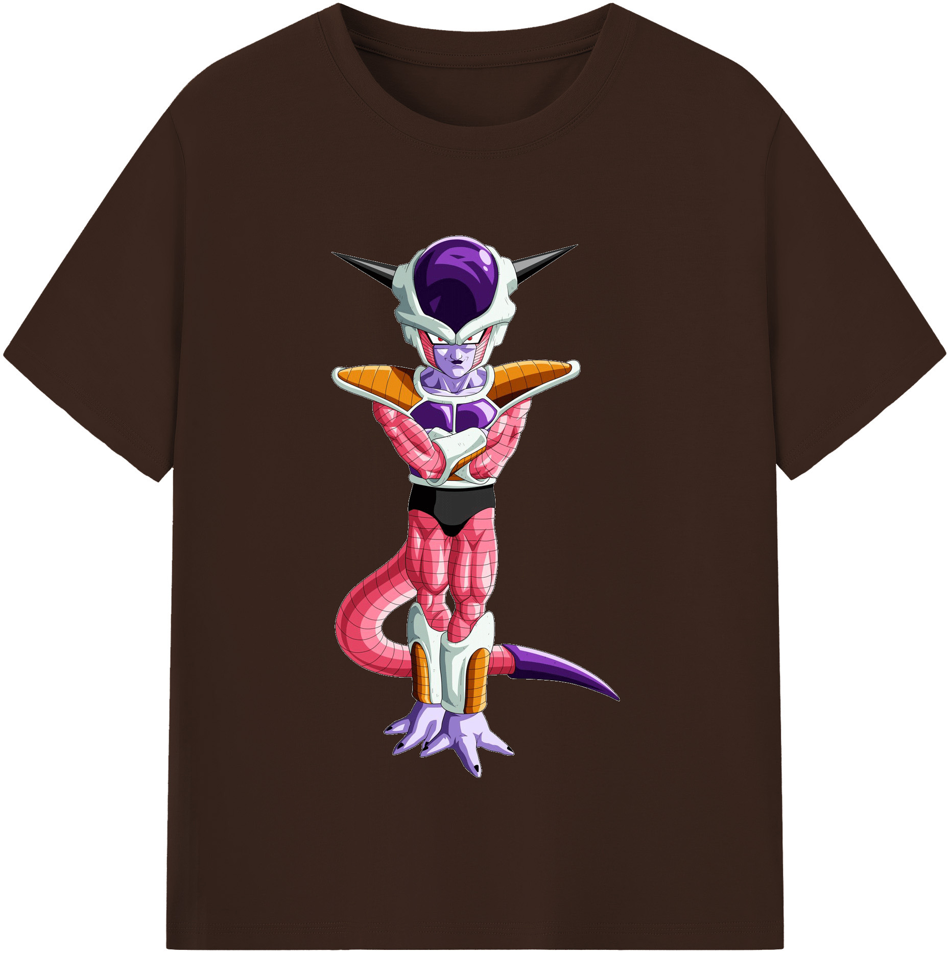 （画像用） ドラゴンボール フリーザ DRAGON BALL Frieza 綿100％半袖Tシャツ（フロントプリント）