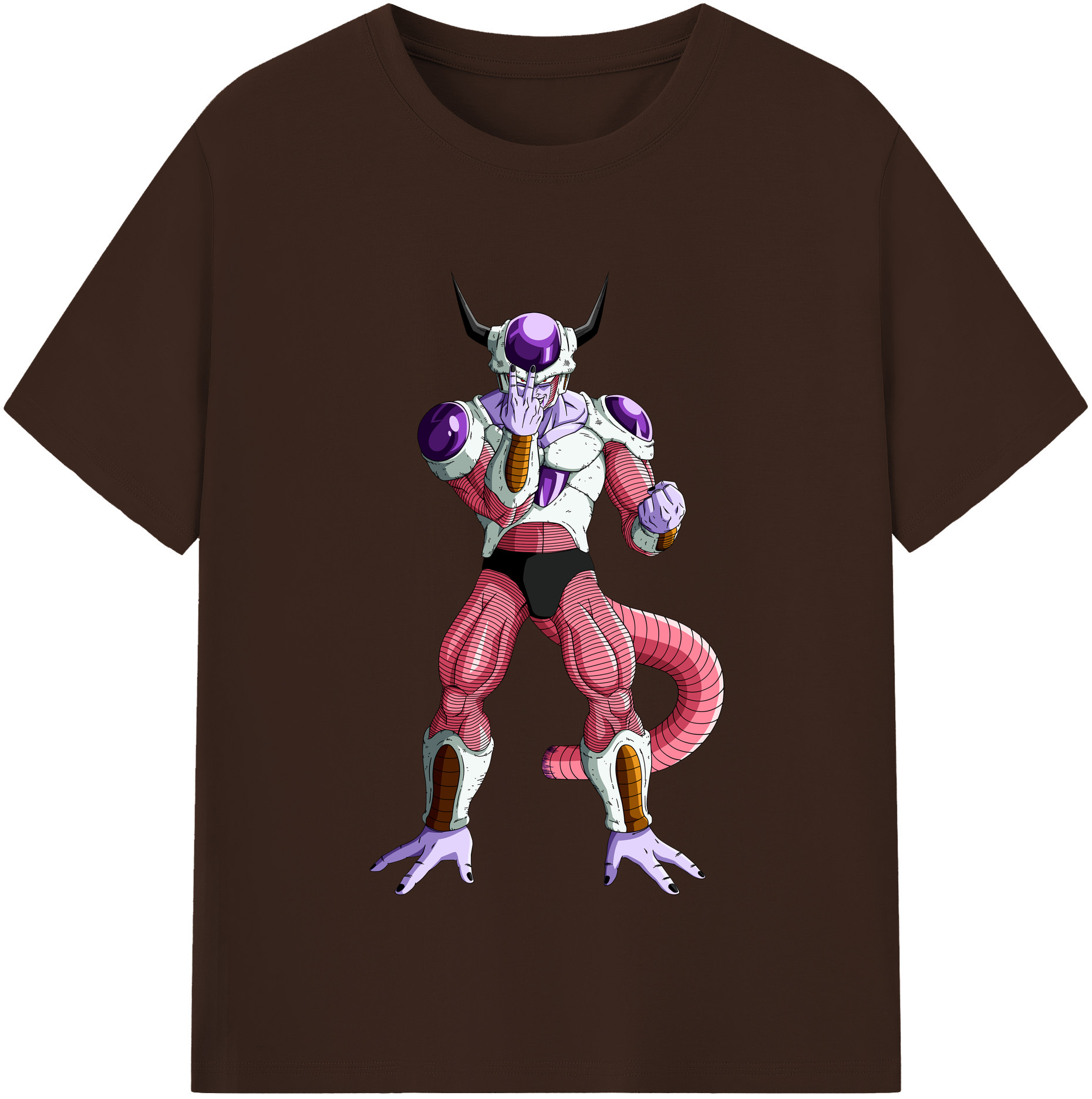 （画像用） ドラゴンボール フリーザ DRAGON BALL Frieza 綿100％半袖Tシャツ（フロントプリント）