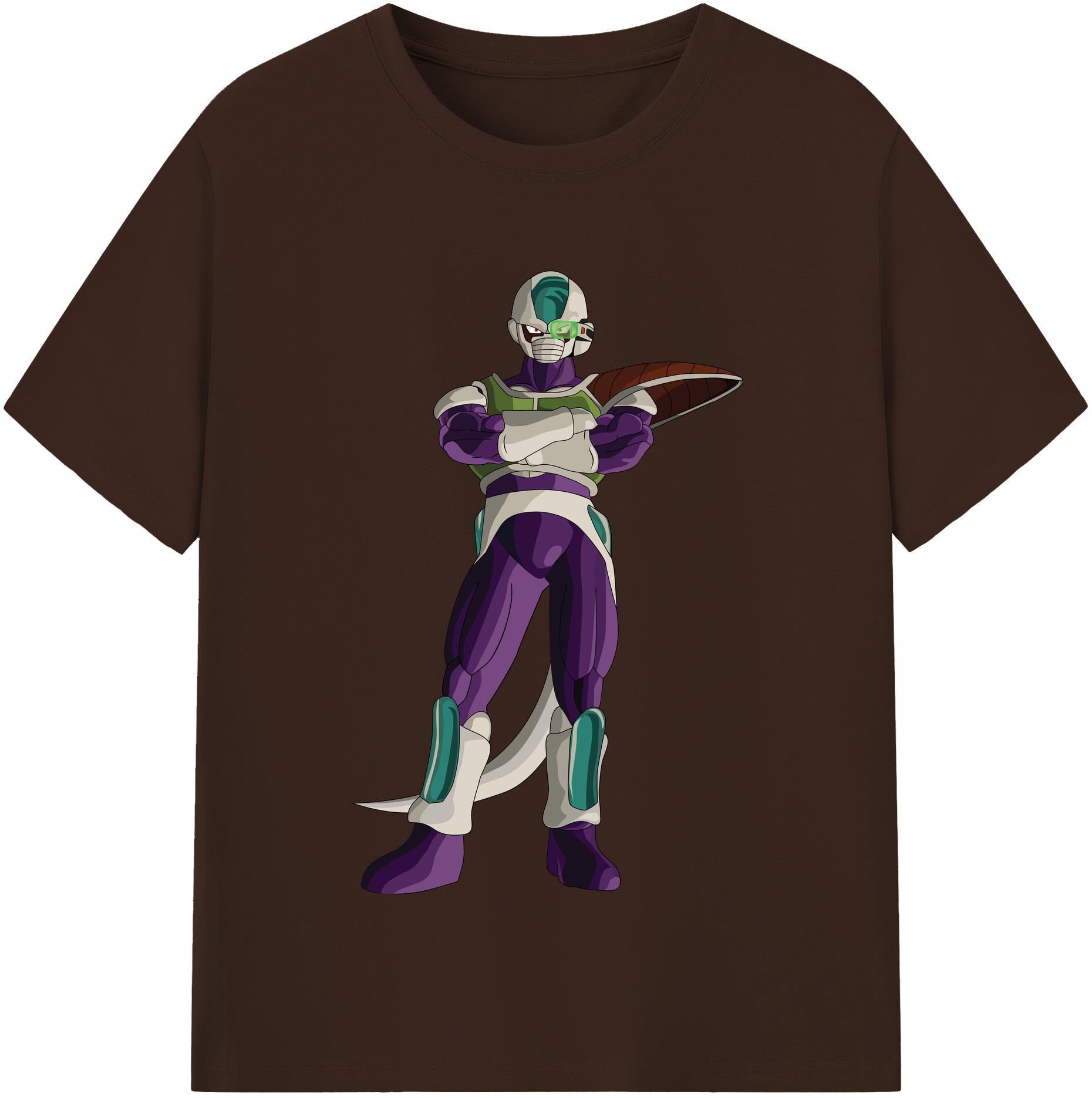 （画像用） ドラゴンボール フリーザ DRAGON BALL Frieza 綿100％半袖Tシャツ（フロントプリント）
