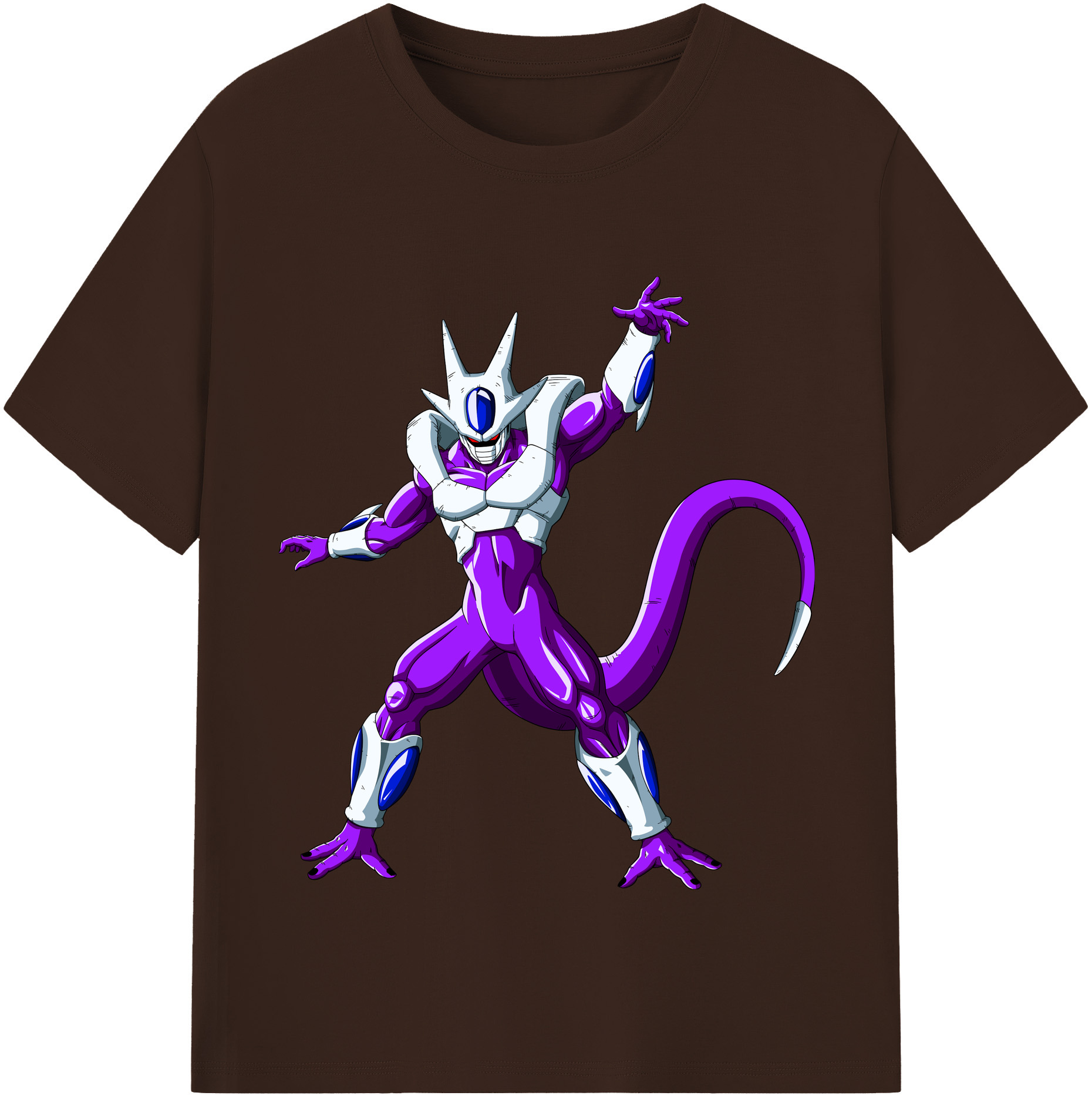 （画像用） ドラゴンボール クウラ DRAGON BALL Cooler Coora 綿100％半袖Tシャツ（フロントプリント）