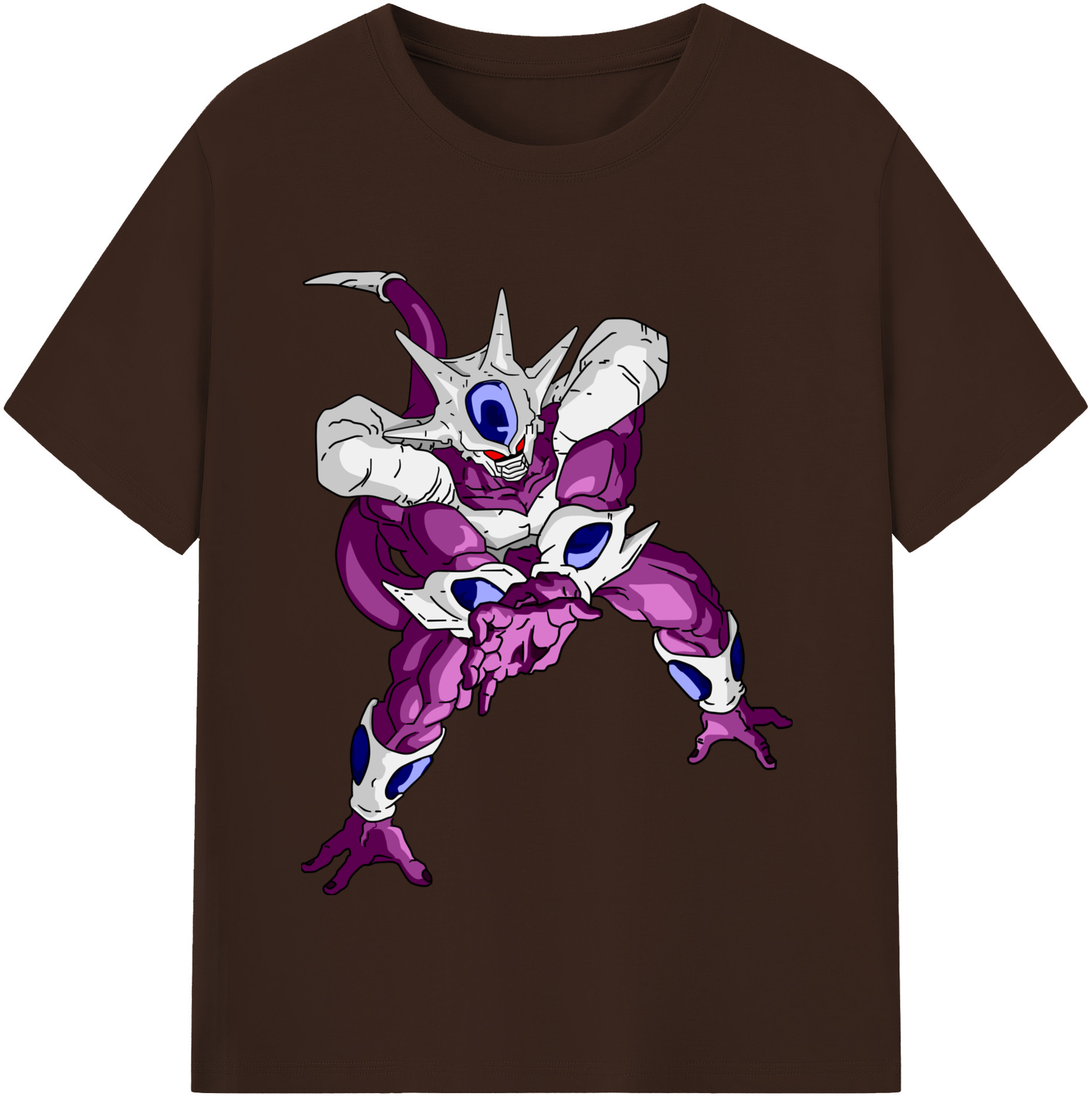 （画像用） ドラゴンボール クウラ DRAGON BALL Cooler Coora 綿100％半袖Tシャツ（フロントプリント）