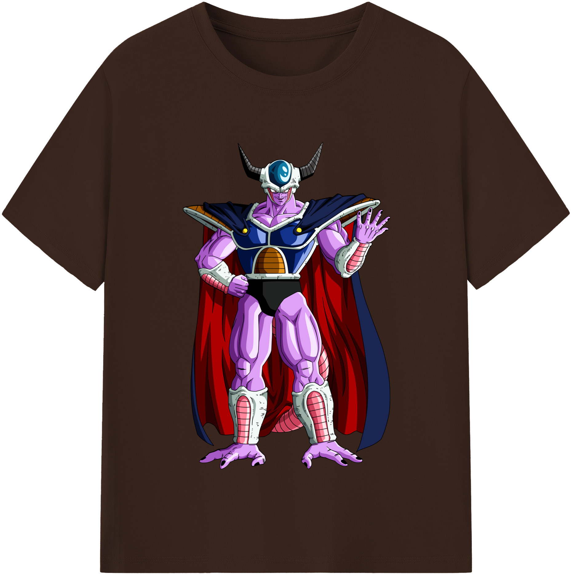 （画像用） ドラゴンボール コルド大王 DRAGON BALL King Cold 綿100％半袖Tシャツ（フロントプリント）