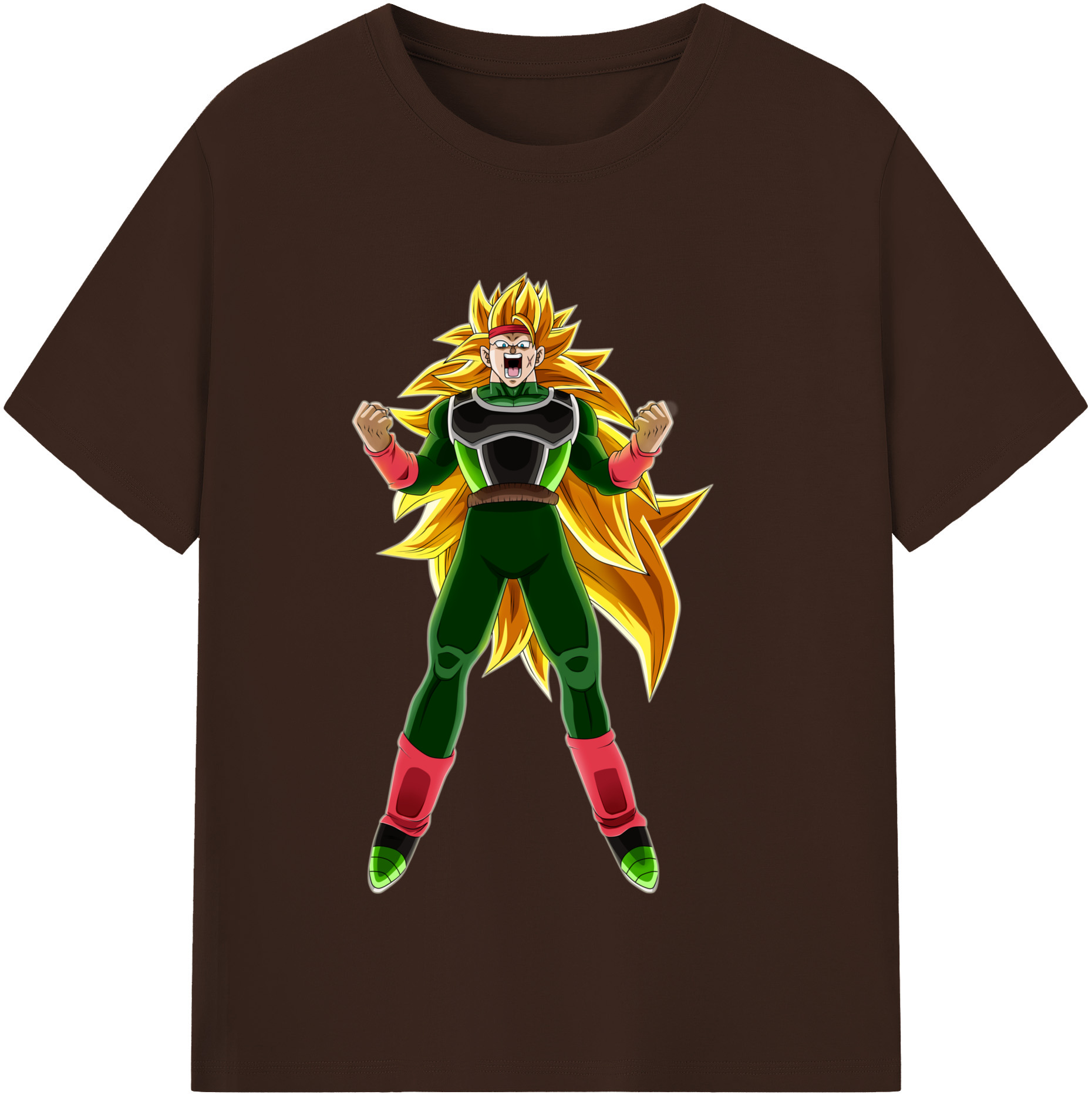 （画像用） ドラゴンボール ブロリー DRAGON BALL Broli 綿100％半袖Tシャツ（フロントプリント）