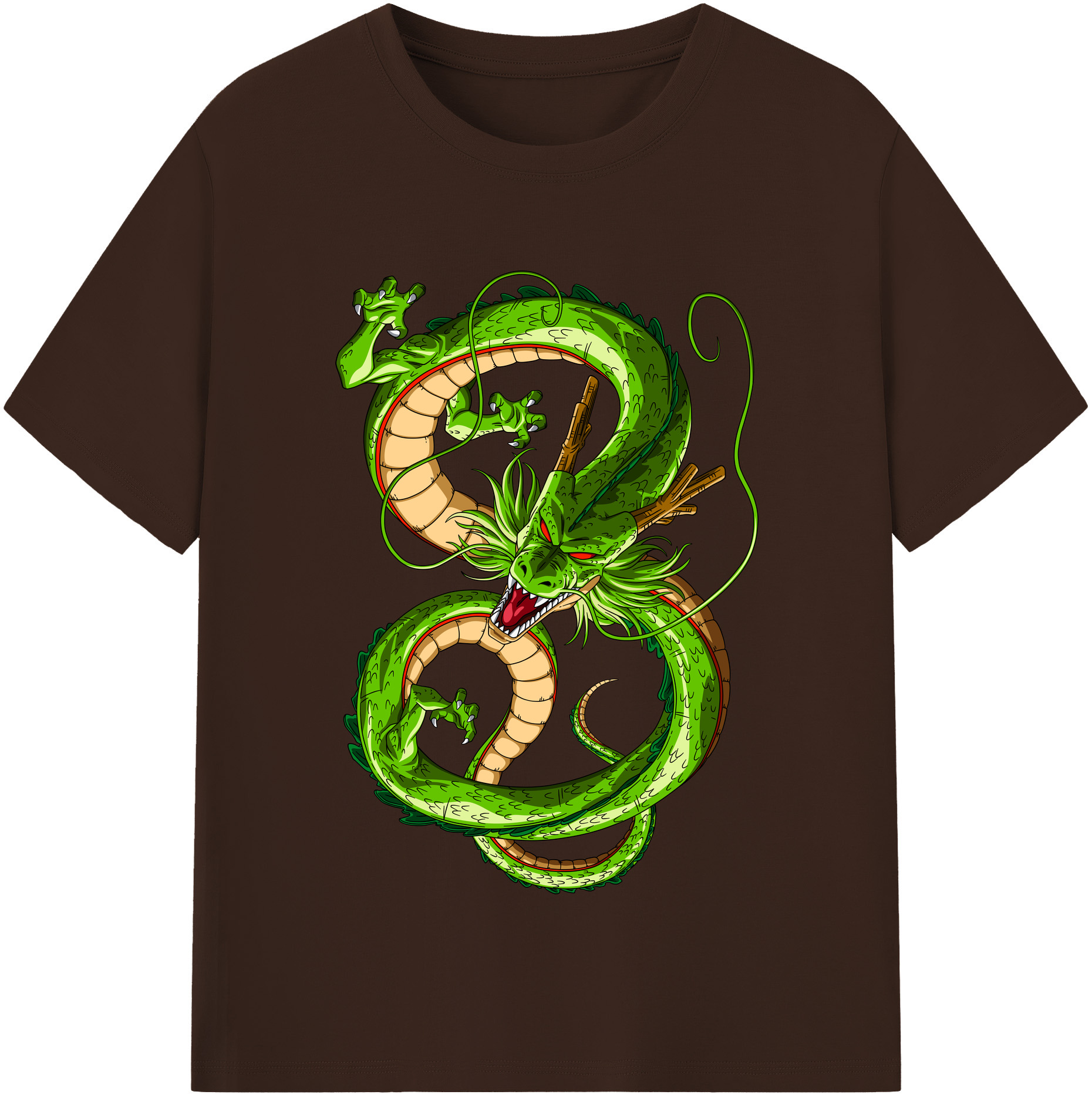 （画像用） ドラゴンボール 神龍 シェンロン DRAGON BALL Shenron 綿100％半袖Tシャツ（フロントプリント）