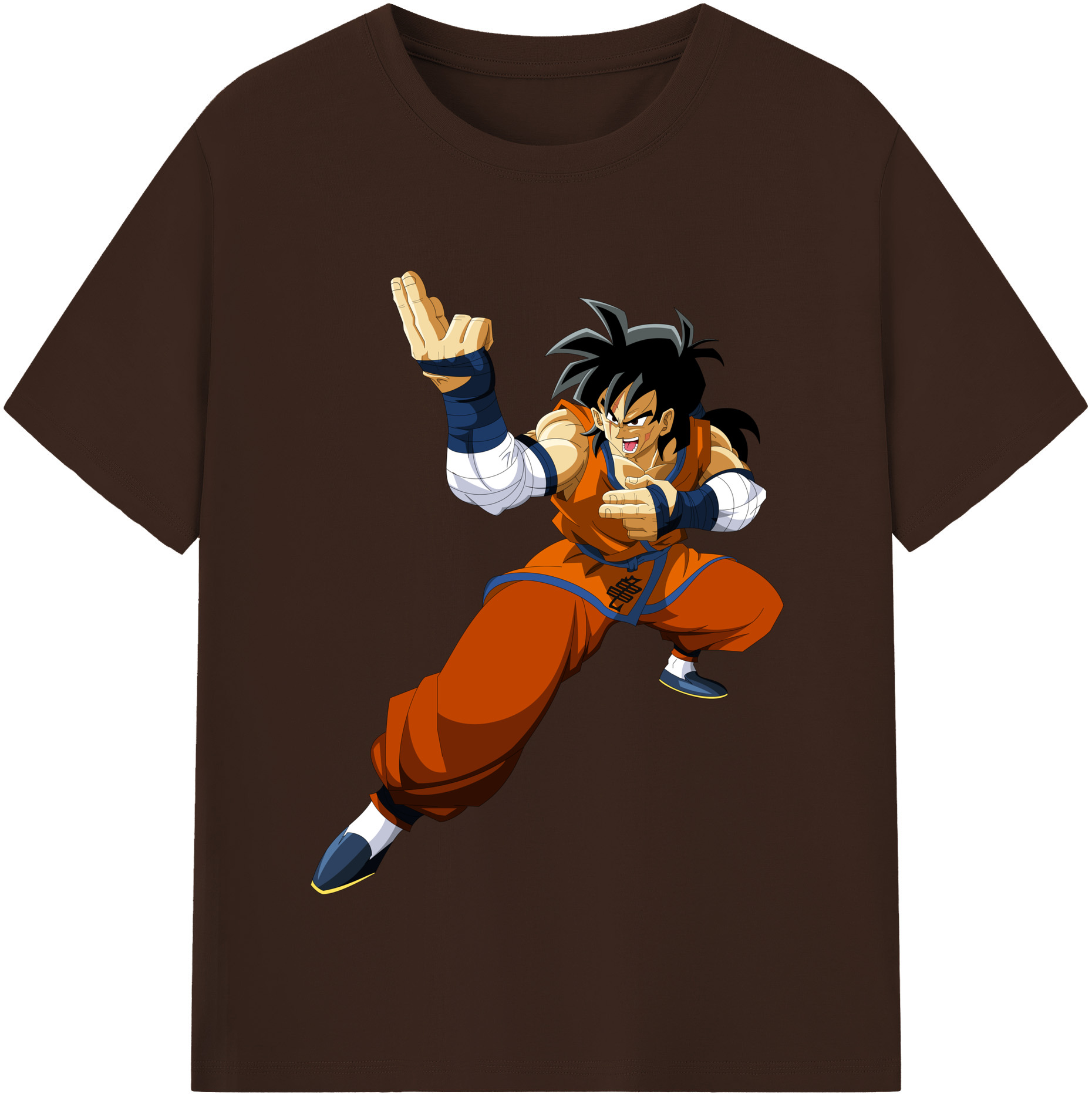 （画像用） ドラゴンボール ヤムチャ DRAGON BALL Yamcha 綿100％半袖Tシャツ（フロントプリント）
