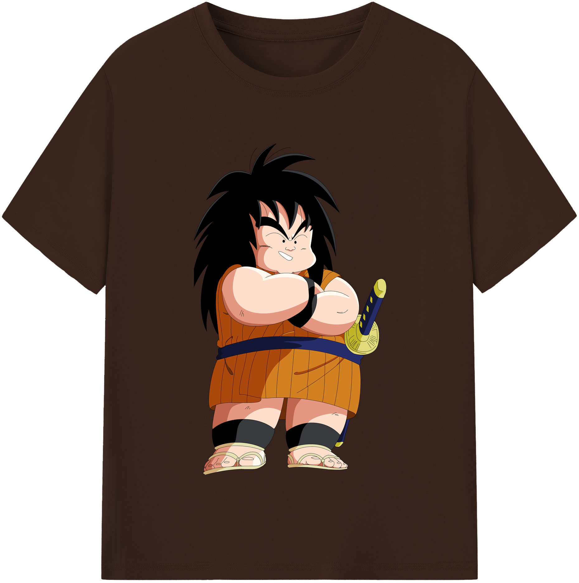 （画像用） ドラゴンボール やじろべえ DRAGON BALL Yajirobe 綿100％半袖Tシャツ（フロントプリント）