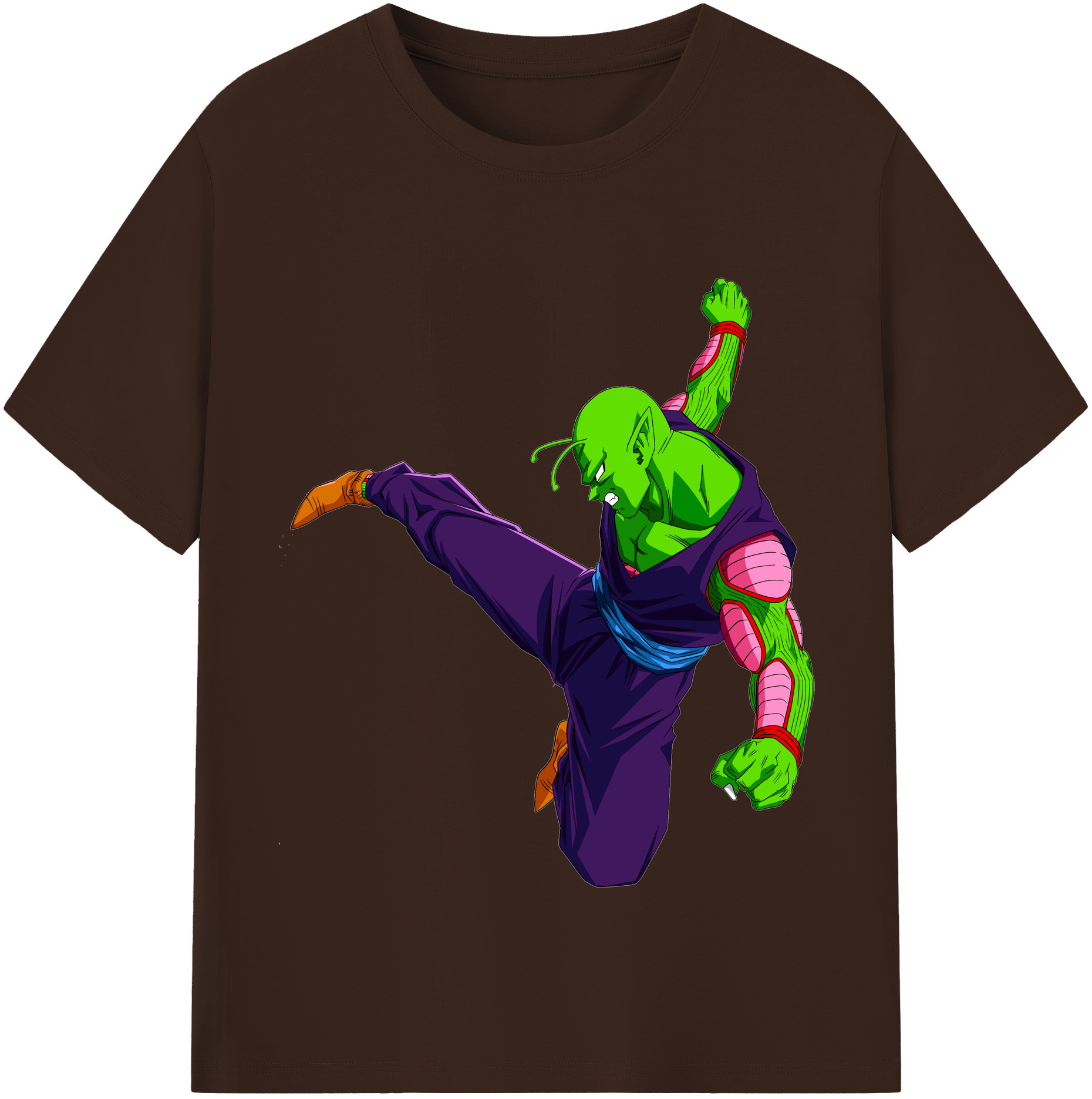 （画像用） ドラゴンボール ピッコロ DRAGON BALL Piccolo 綿100％半袖Tシャツ（フロントプリント）