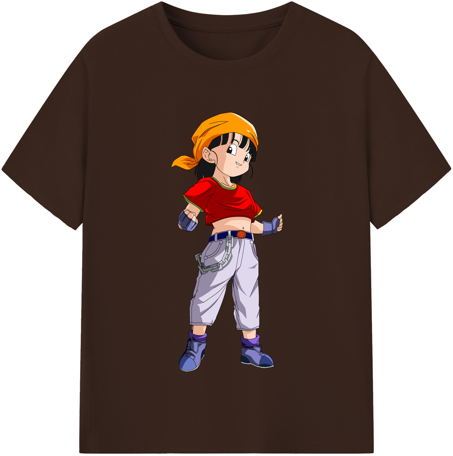 （画像用） ドラゴンボール パン DRAGON BALL Pan 綿100％半袖Tシャツ（フロントプリント）