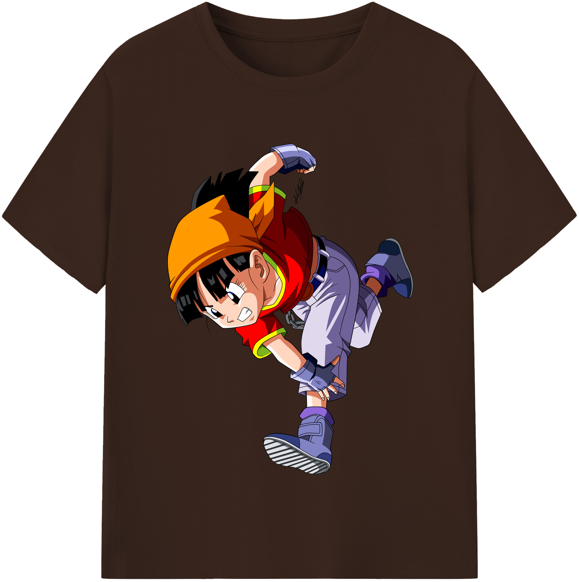 （画像用） ドラゴンボール パン DRAGON BALL Pan 綿100％半袖Tシャツ（フロントプリント）