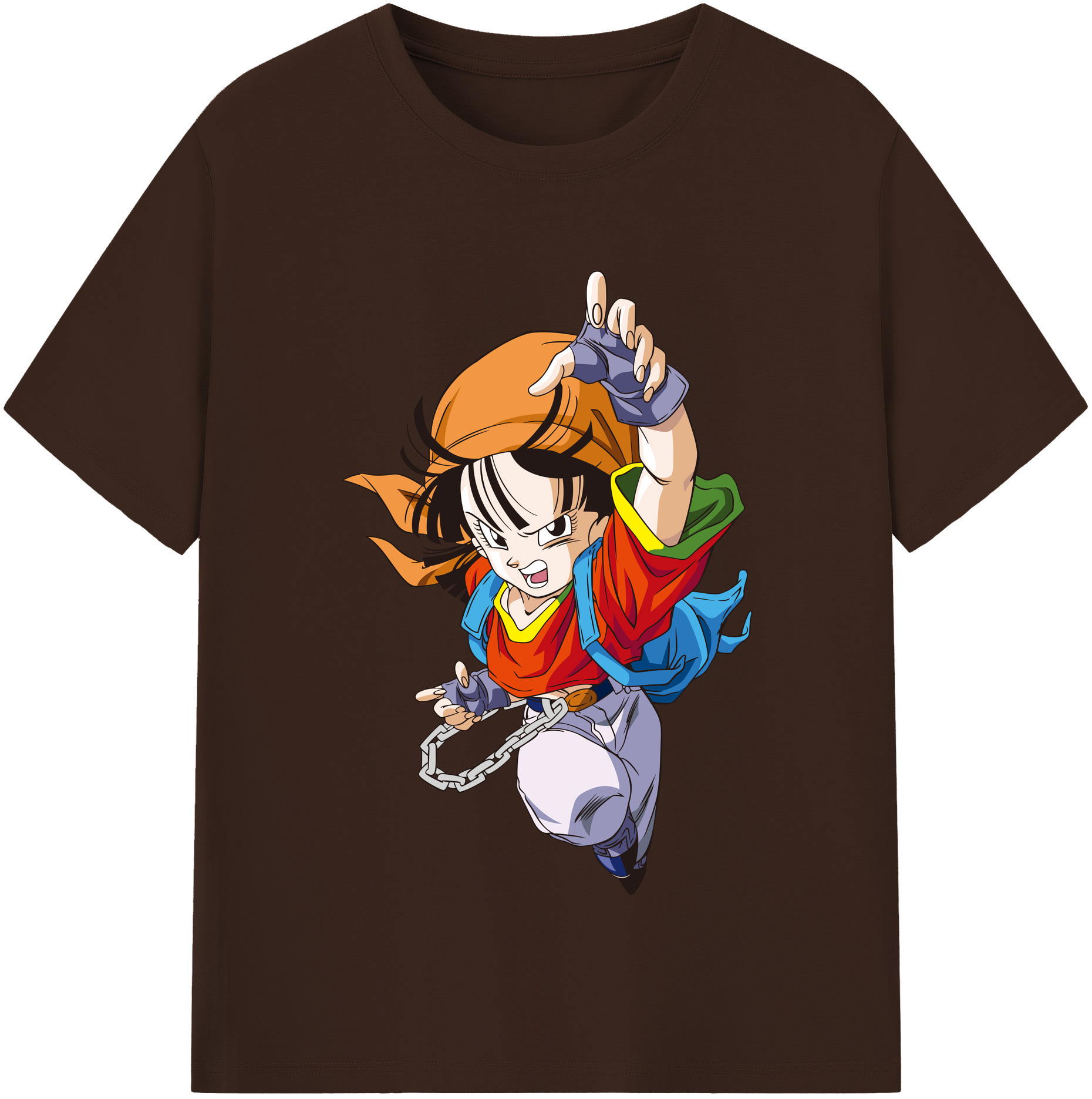（画像用） ドラゴンボール パン DRAGON BALL Pan 綿100％半袖Tシャツ（フロントプリント）