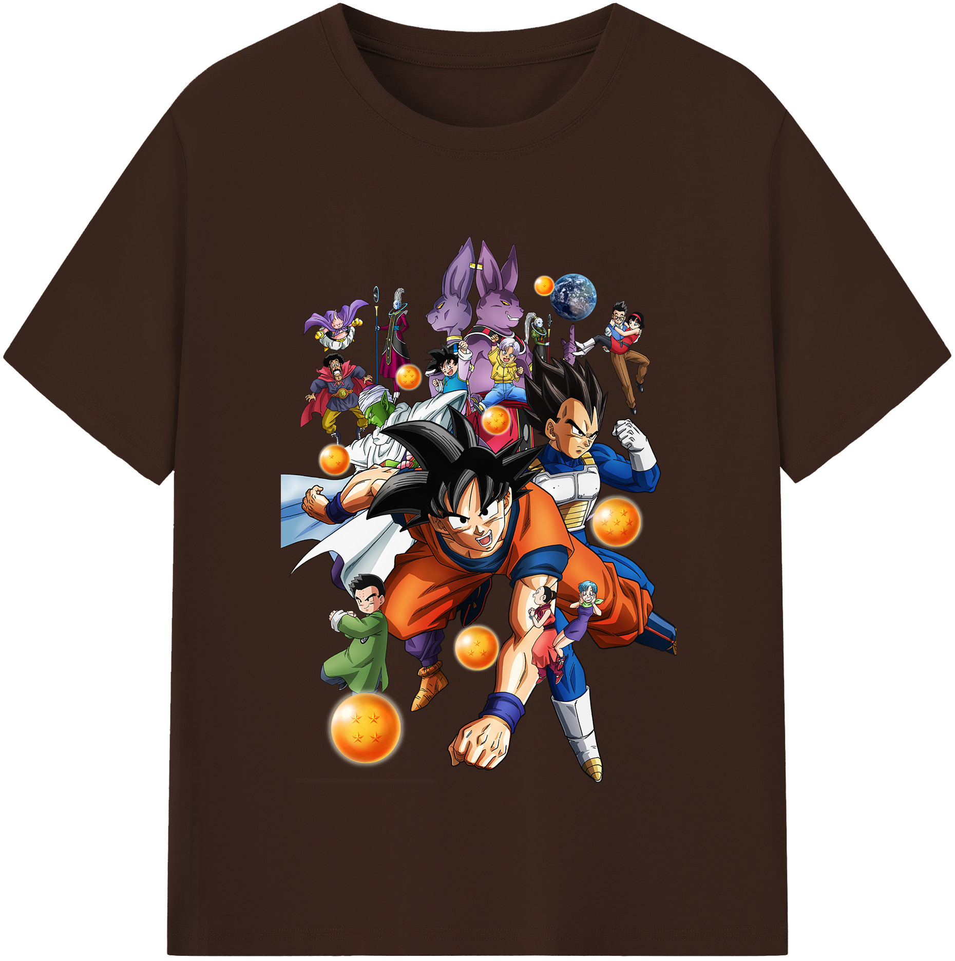 （画像用） ドラゴンボール DRAGON BALL 綿100％半袖Tシャツ（フロントプリント）