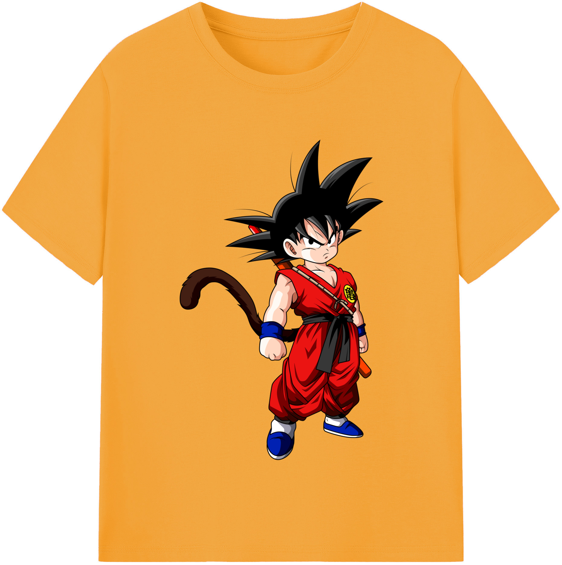 （画像用） ドラゴンボール 孫悟空（そん ごくう）Son Goku カカロット DRAGON BALL Kakarotto 綿100％半袖Tシャツ（フロントプリント）