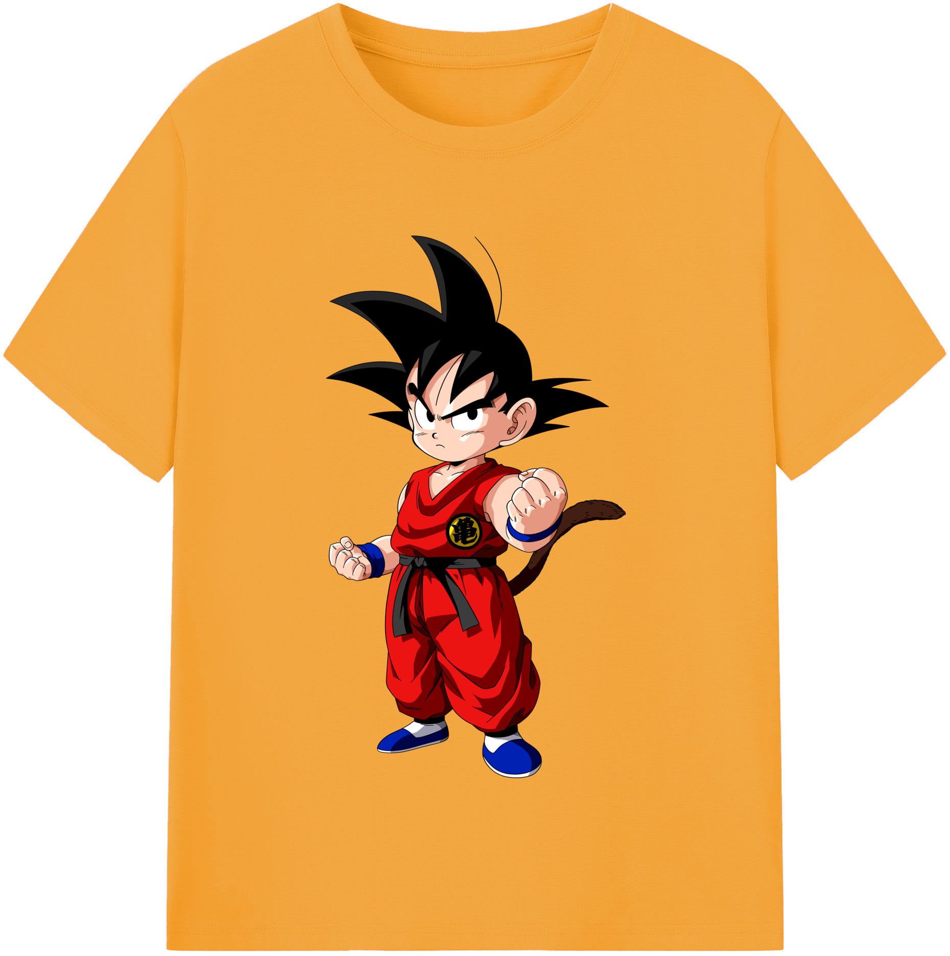 （画像用） ドラゴンボール 孫悟空（そん ごくう）Son Goku カカロット DRAGON BALL Kakarotto 綿100％半袖Tシャツ（フロントプリント）