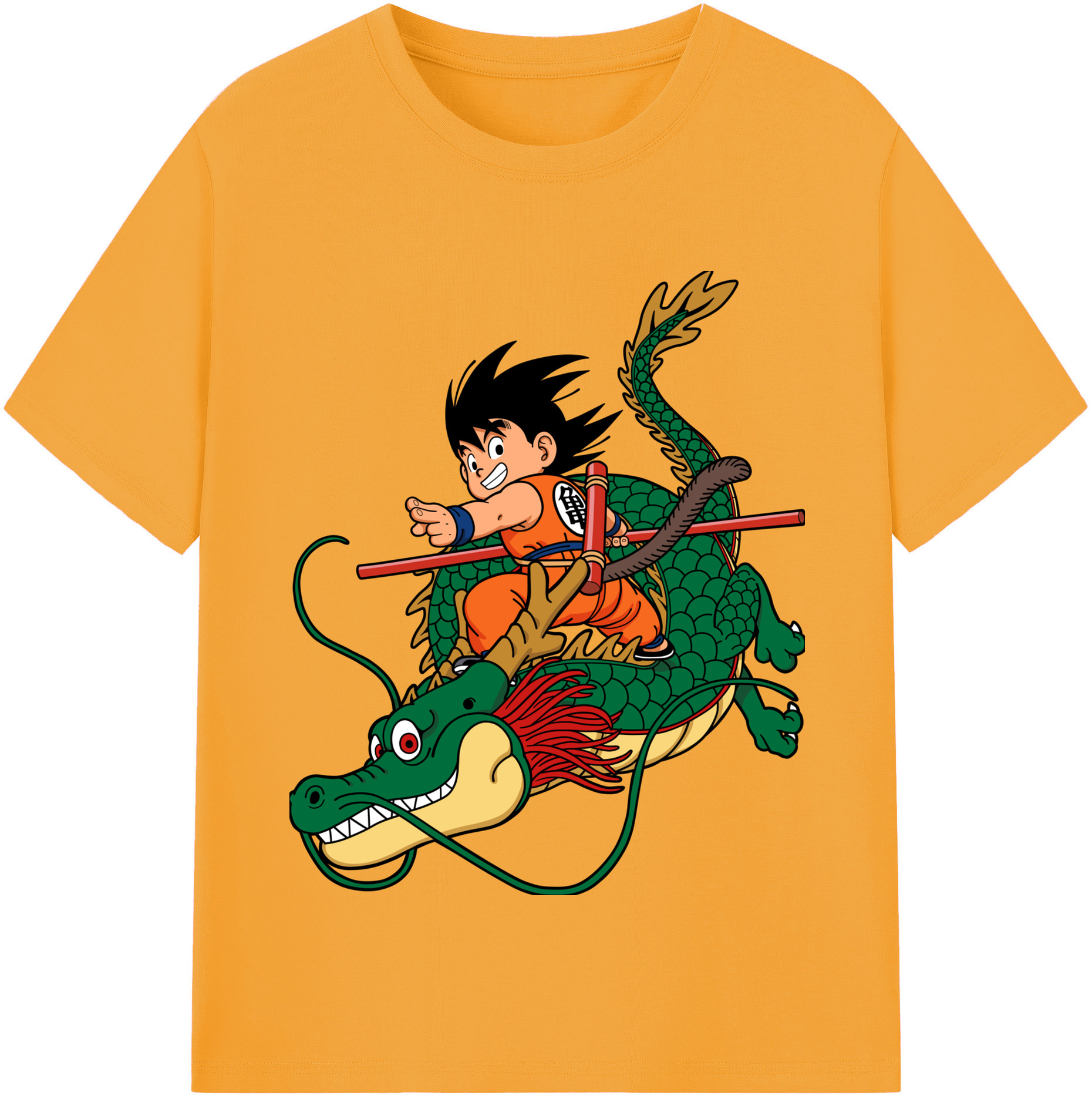 （画像用） ドラゴンボール 孫悟空（そん ごくう）Son Goku カカロット DRAGON BALL Kakarotto 綿100％半袖Tシャツ（フロントプリント）