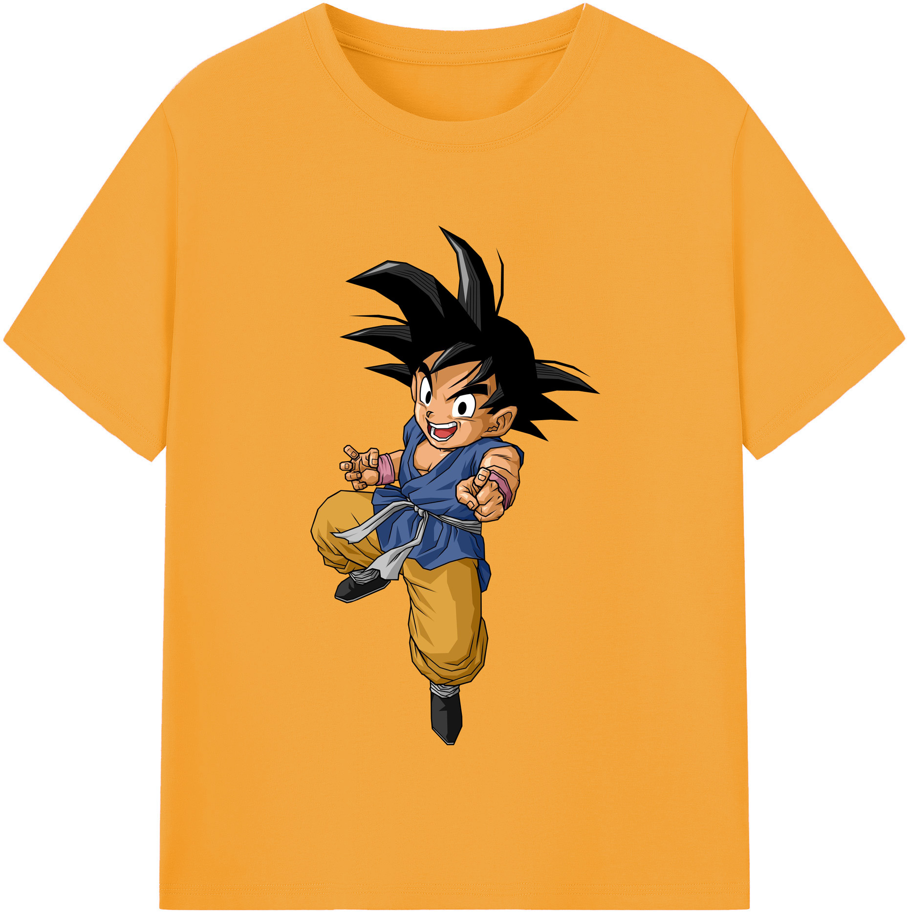 （画像用） ドラゴンボール 孫悟空（そん ごくう）Son Goku カカロット DRAGON BALL Kakarotto 綿100％半袖Tシャツ（フロントプリント）