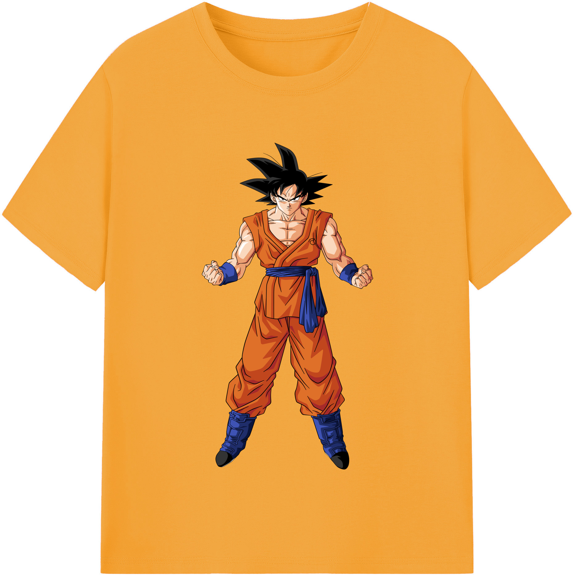 （画像用） ドラゴンボール 孫悟空（そん ごくう）Son Goku カカロット DRAGON BALL Kakarotto 綿100％半袖Tシャツ（フロントプリント）