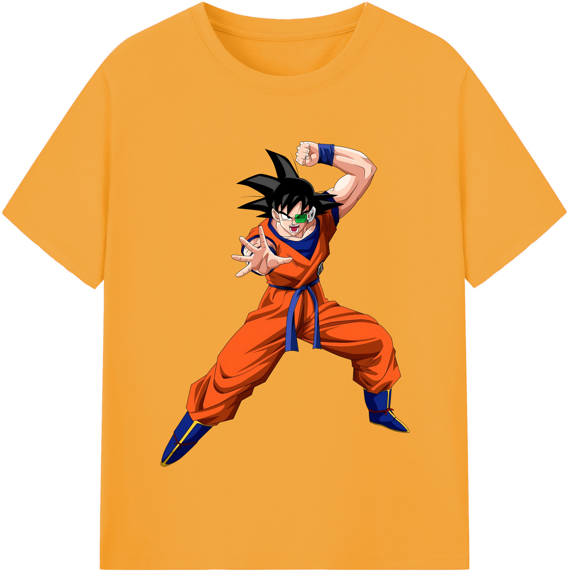 （画像用） ドラゴンボール 孫悟空（そん ごくう）Son Goku カカロット DRAGON BALL Kakarotto 綿100％半袖Tシャツ（フロントプリント）