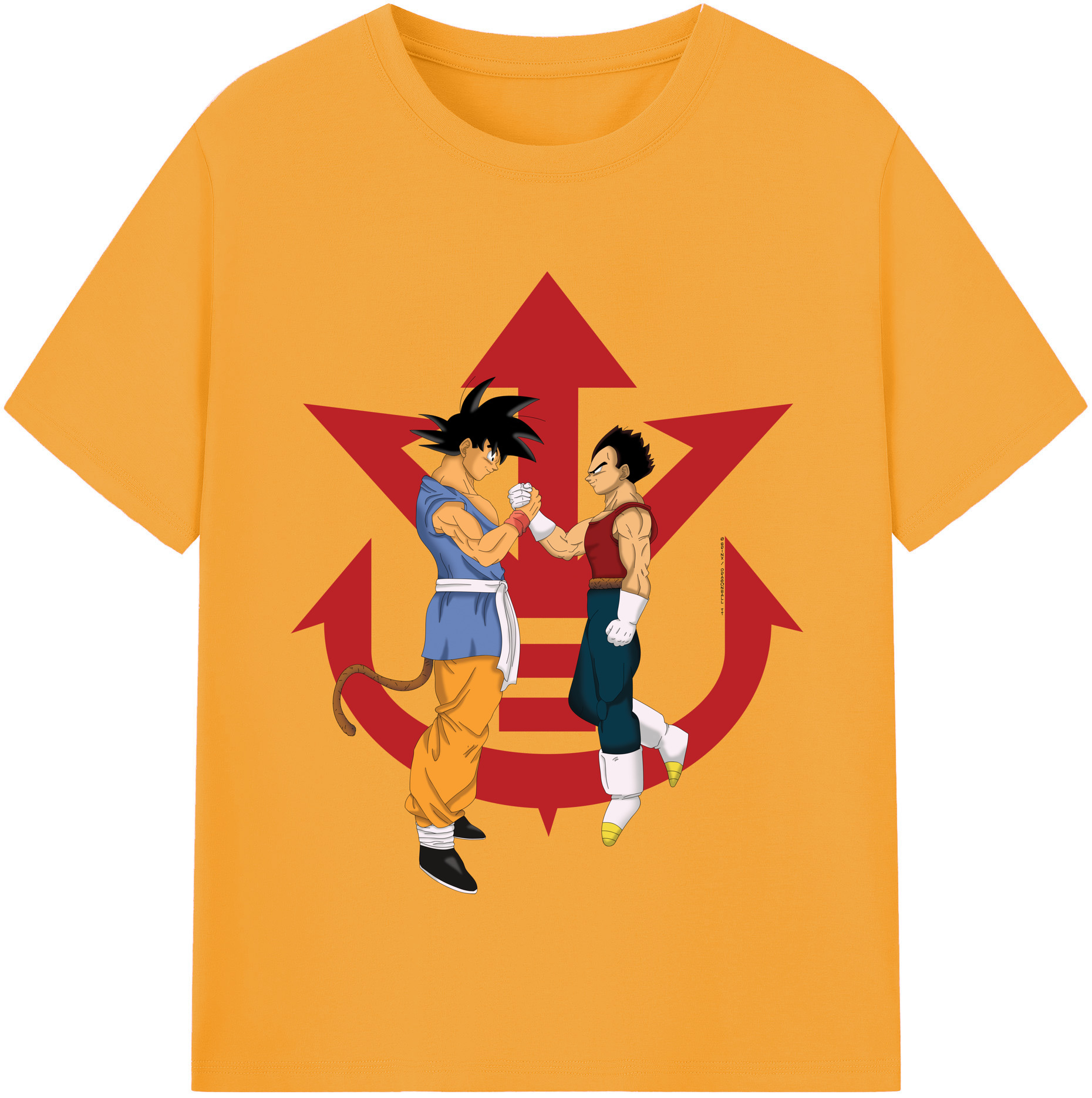 （画像用） ドラゴンボール 孫悟空（そん ごくう）Son Goku カカロット DRAGON BALL Kakarotto 綿100％半袖Tシャツ（フロントプリント）