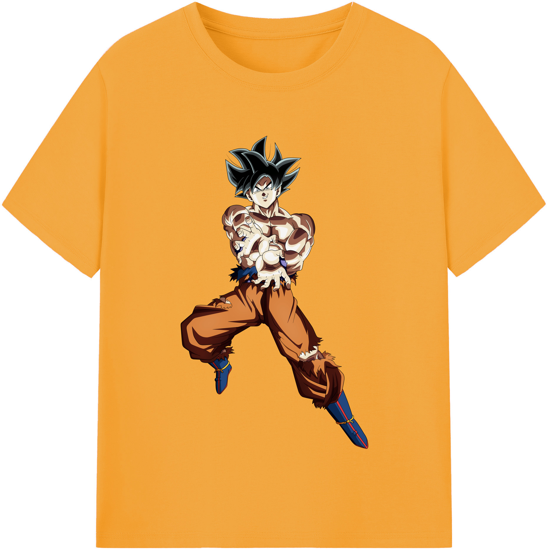 （画像用） ドラゴンボール 孫悟空（そん ごくう）Son Goku カカロット DRAGON BALL Kakarotto 綿100％半袖Tシャツ（フロントプリント）