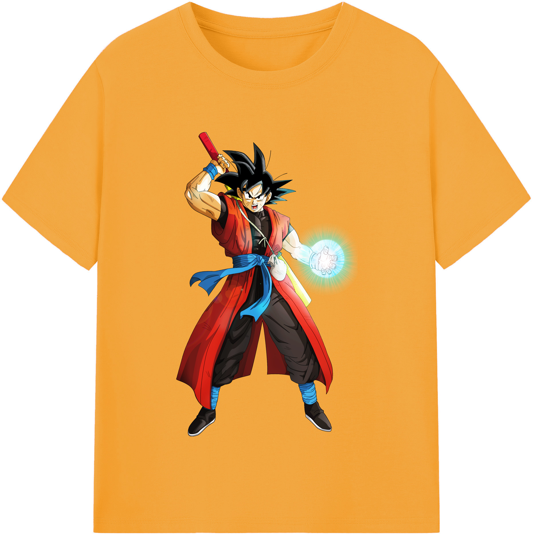 （画像用） ドラゴンボール 孫悟空（そん ごくう）Son Goku カカロット DRAGON BALL Kakarotto 綿100％半袖Tシャツ（フロントプリント）