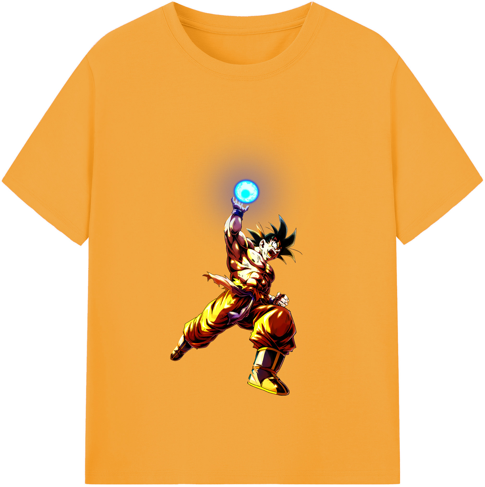 （画像用） ドラゴンボール 孫悟空（そん ごくう）Son Goku カカロット DRAGON BALL Kakarotto 綿100％半袖Tシャツ（フロントプリント）