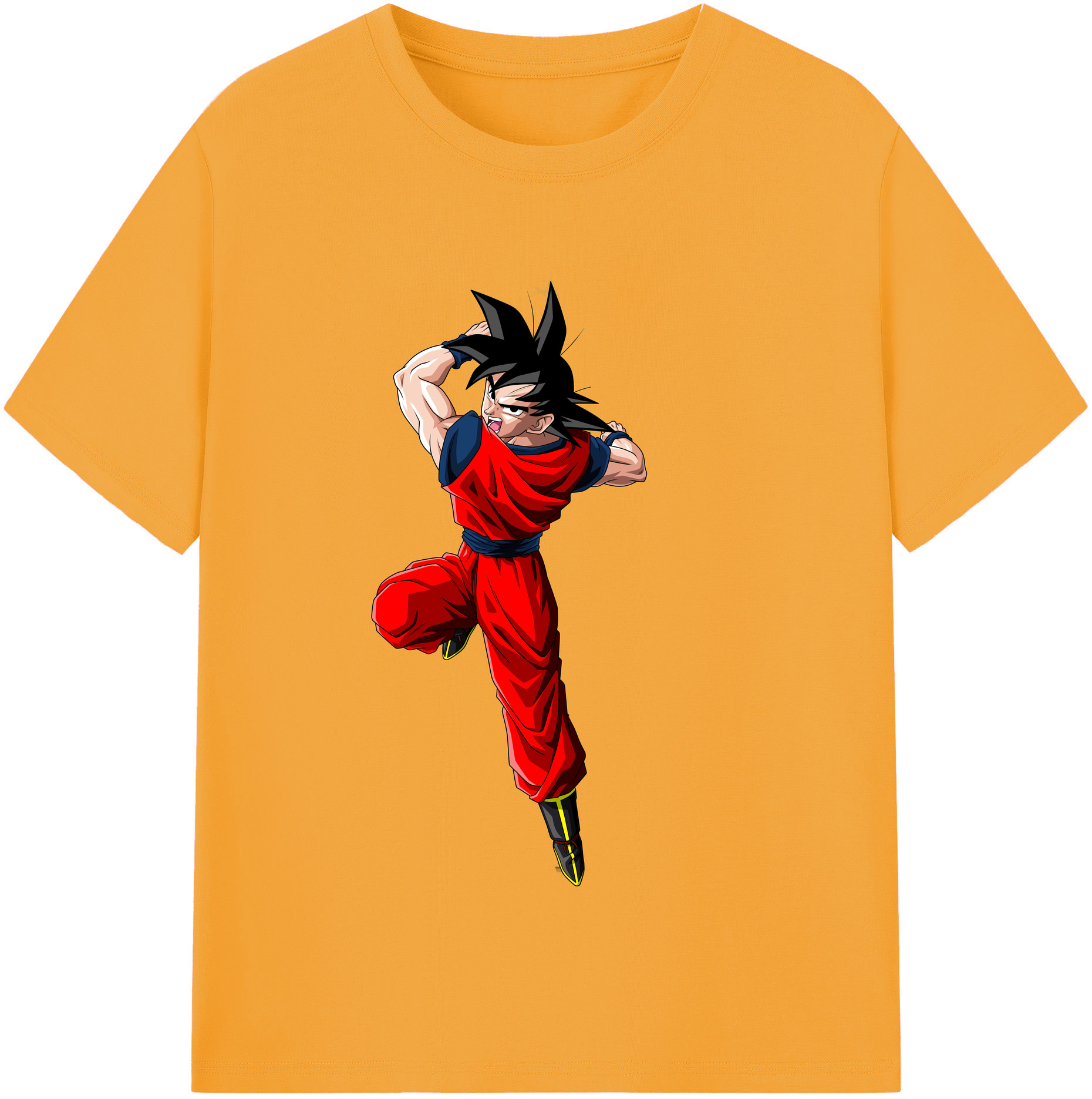 （画像用） ドラゴンボール 孫悟空（そん ごくう）Son Goku カカロット DRAGON BALL Kakarotto 綿100％半袖Tシャツ（フロントプリント）