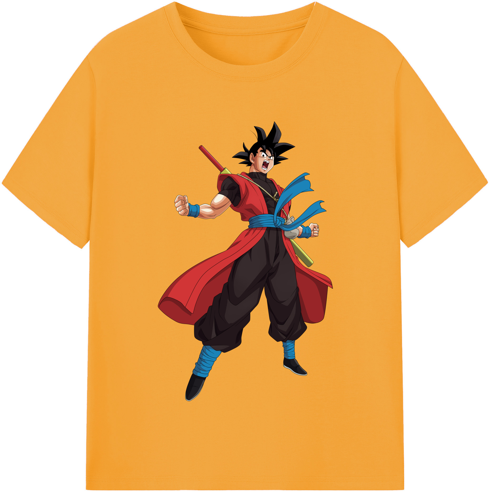 （画像用） ドラゴンボール 孫悟空（そん ごくう）Son Goku カカロット DRAGON BALL Kakarotto 綿100％半袖Tシャツ（フロントプリント）
