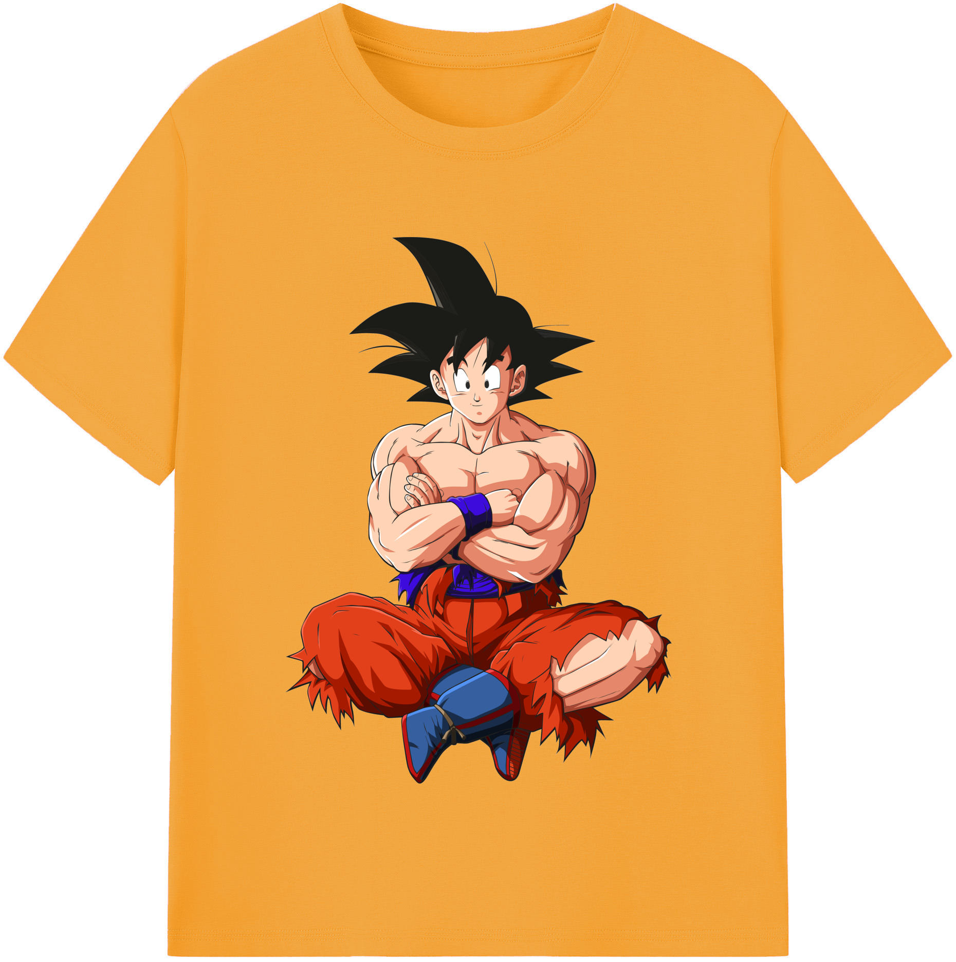 （画像用） ドラゴンボール 孫悟空（そん ごくう）Son Goku カカロット DRAGON BALL Kakarotto 綿100％半袖Tシャツ（フロントプリント）