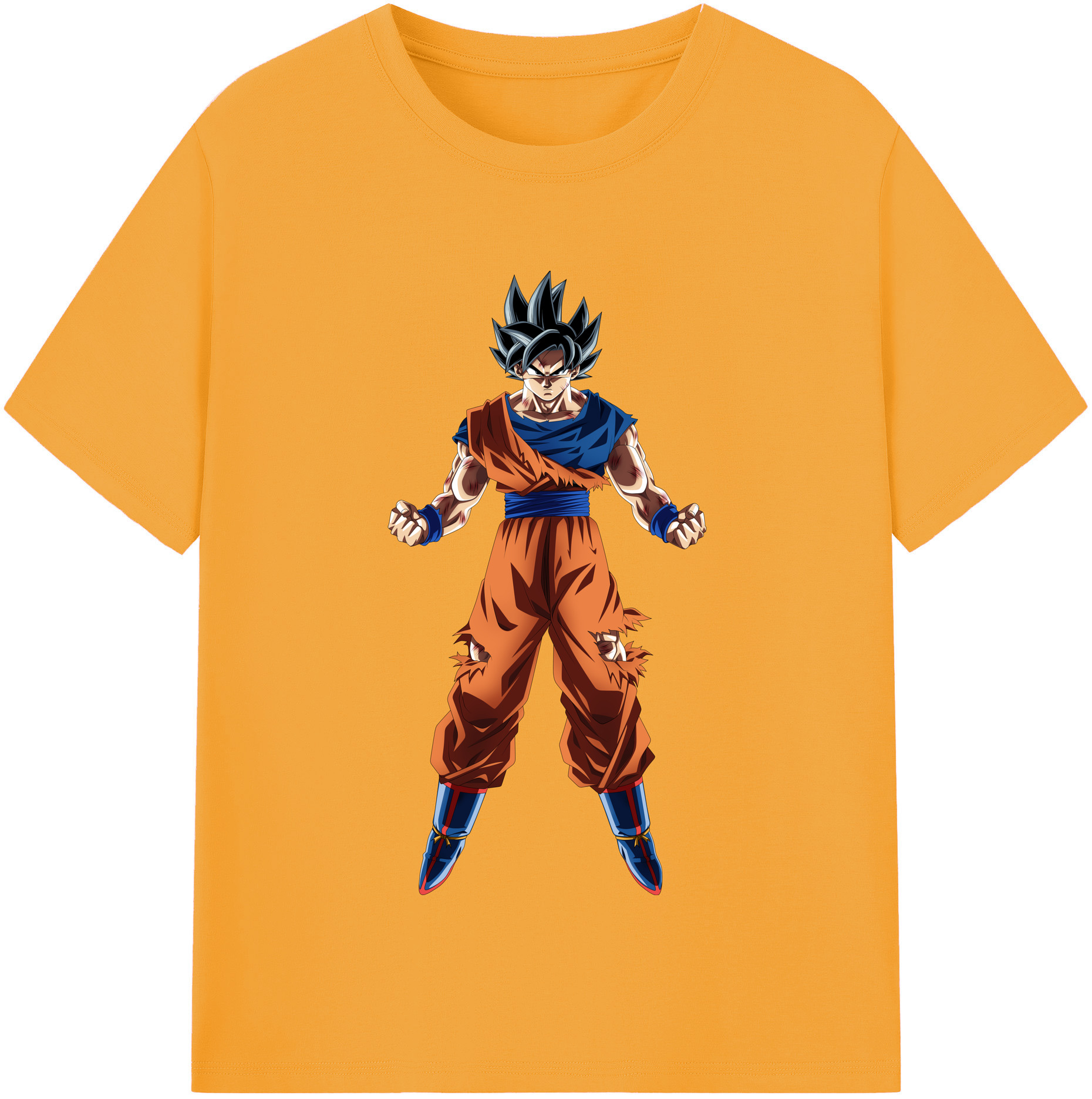 （画像用） ドラゴンボール 孫悟空（そん ごくう）Son Goku カカロット DRAGON BALL Kakarotto 綿100％半袖Tシャツ（フロントプリント）