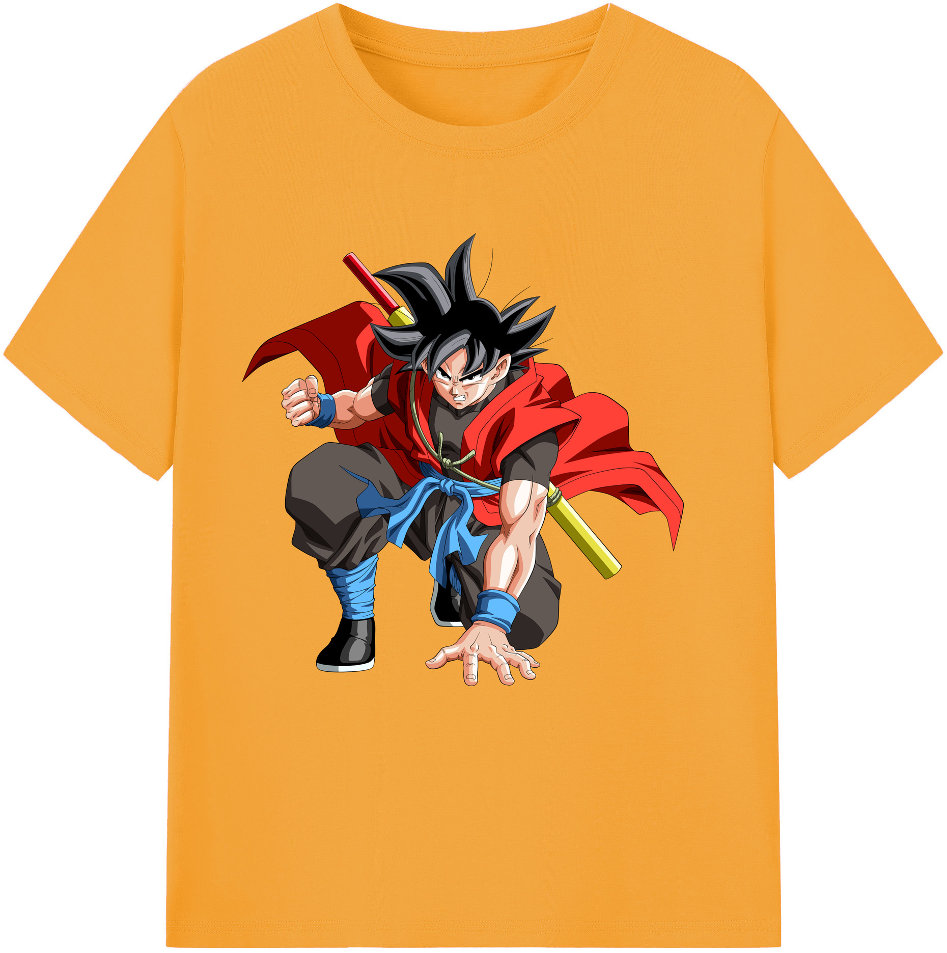 （画像用） ドラゴンボール 孫悟空（そん ごくう）Son Goku カカロット DRAGON BALL Kakarotto 綿100％半袖Tシャツ（フロントプリント）