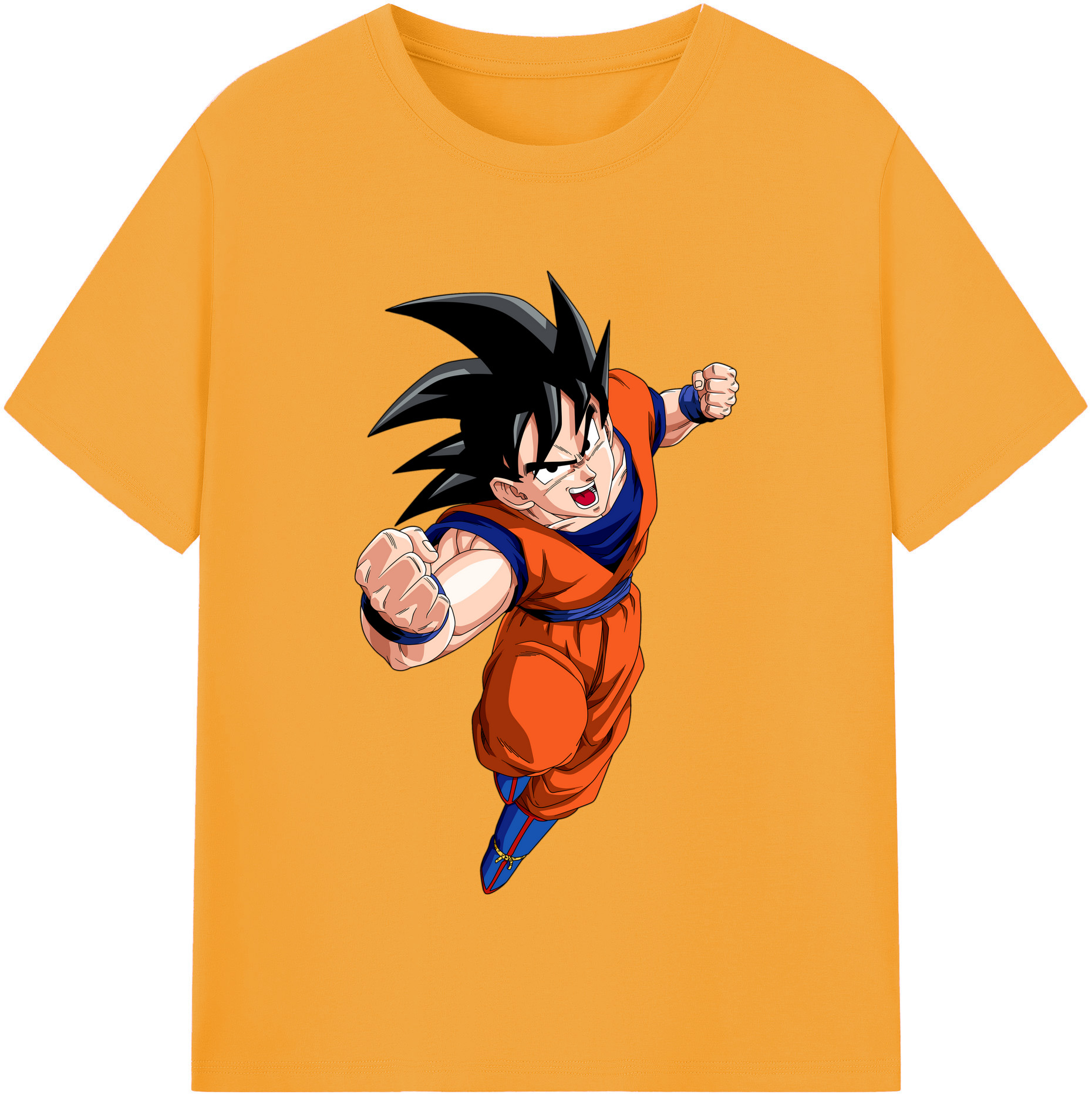 （画像用） ドラゴンボール 孫悟空（そん ごくう）Son Goku カカロット DRAGON BALL Kakarotto 綿100％半袖Tシャツ（フロントプリント）
