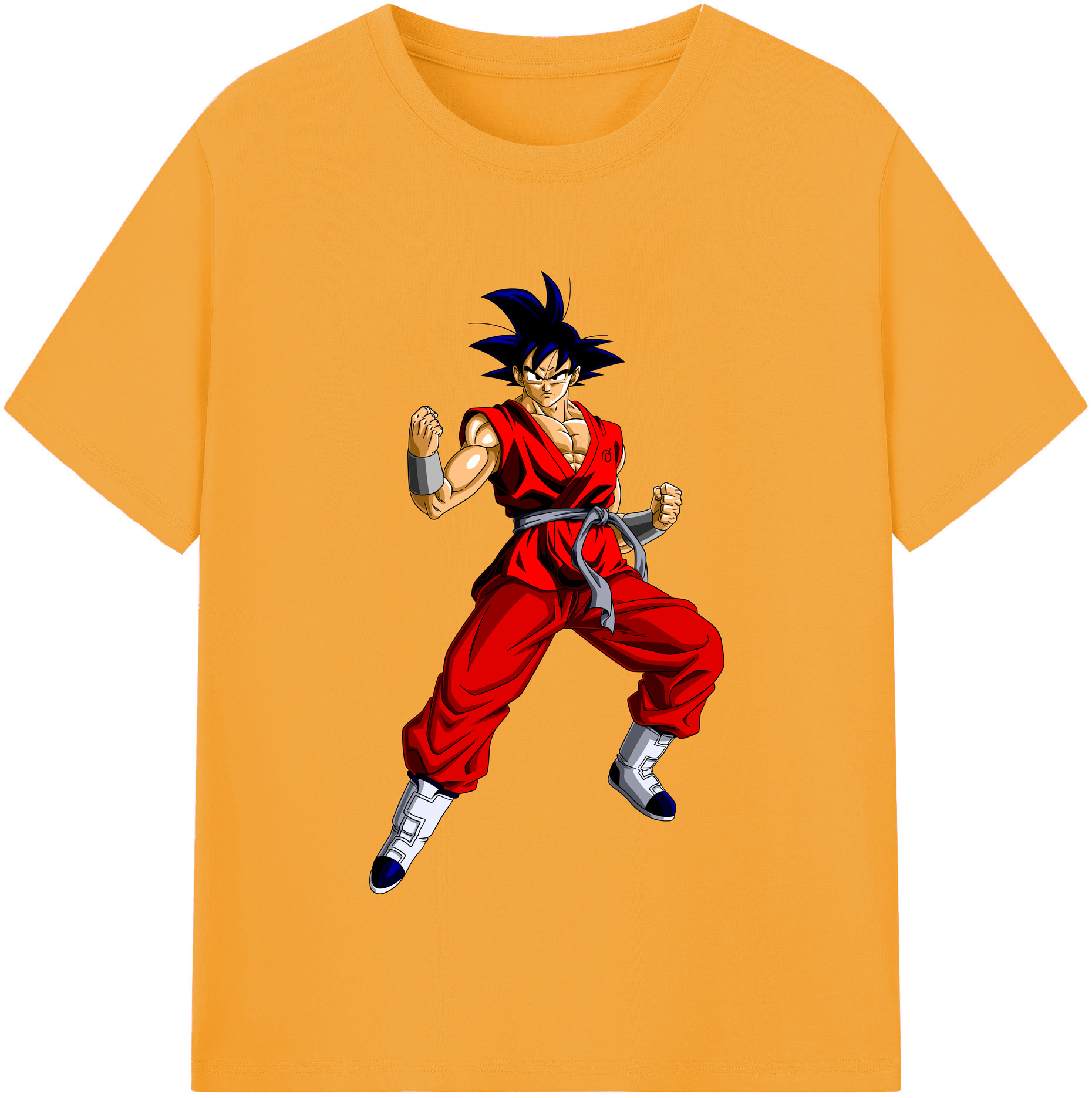 （画像用） ドラゴンボール 孫悟空（そん ごくう）Son Goku カカロット DRAGON BALL Kakarotto 綿100％半袖Tシャツ（フロントプリント）