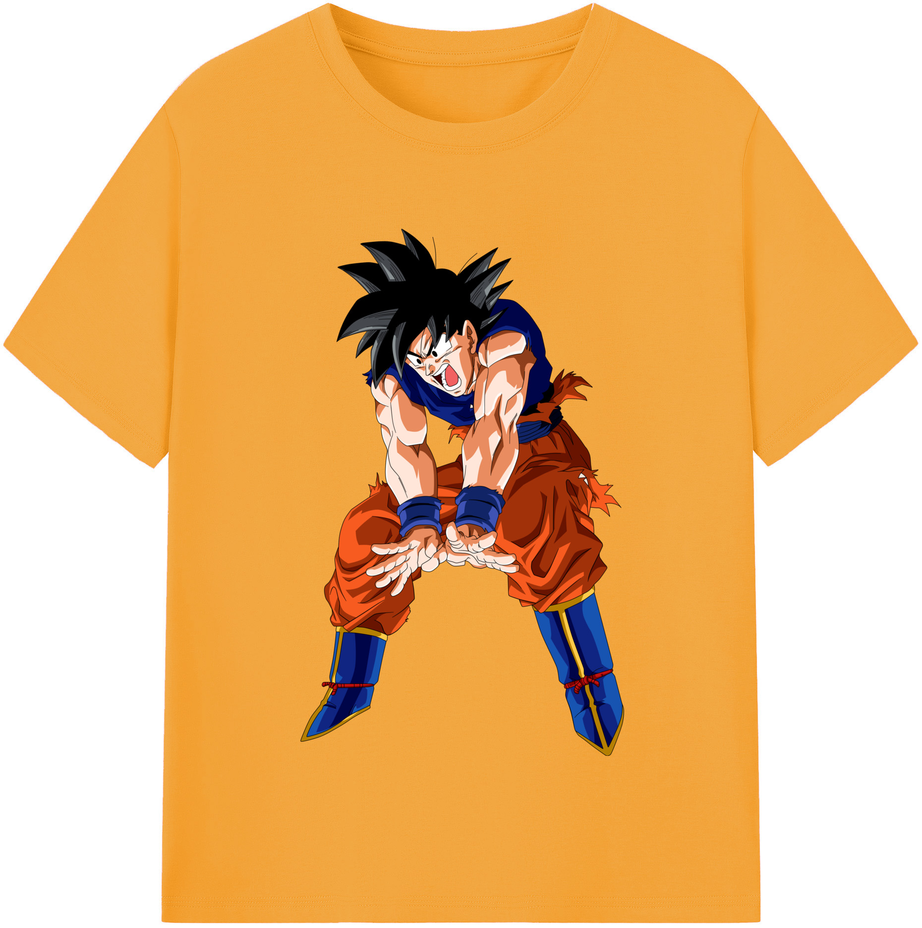 （画像用） ドラゴンボール 孫悟空（そん ごくう）Son Goku カカロット DRAGON BALL Kakarotto 綿100％半袖Tシャツ（フロントプリント）