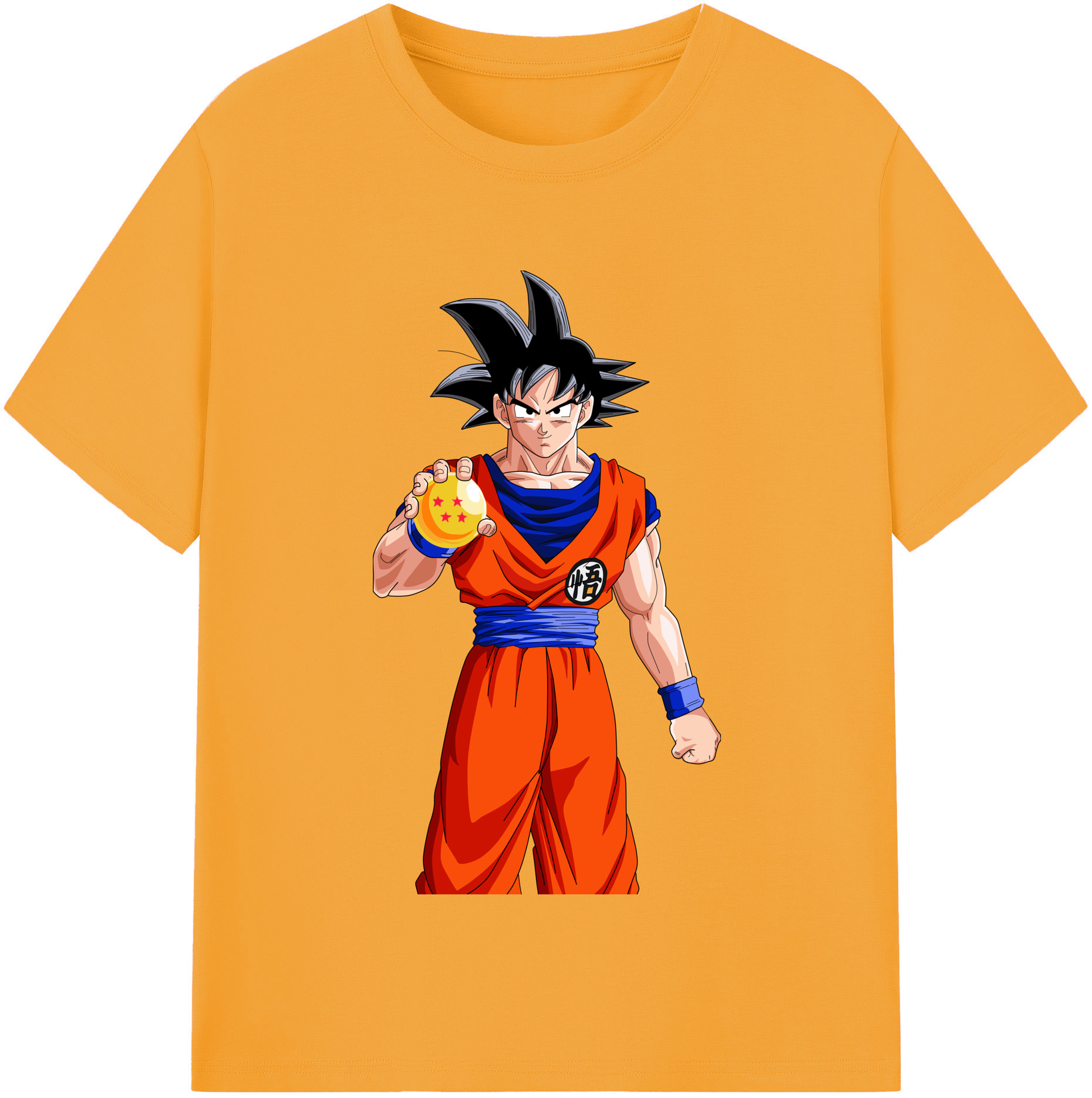 （画像用） ドラゴンボール 孫悟空（そん ごくう）Son Goku カカロット DRAGON BALL Kakarotto 綿100％半袖Tシャツ（フロントプリント）