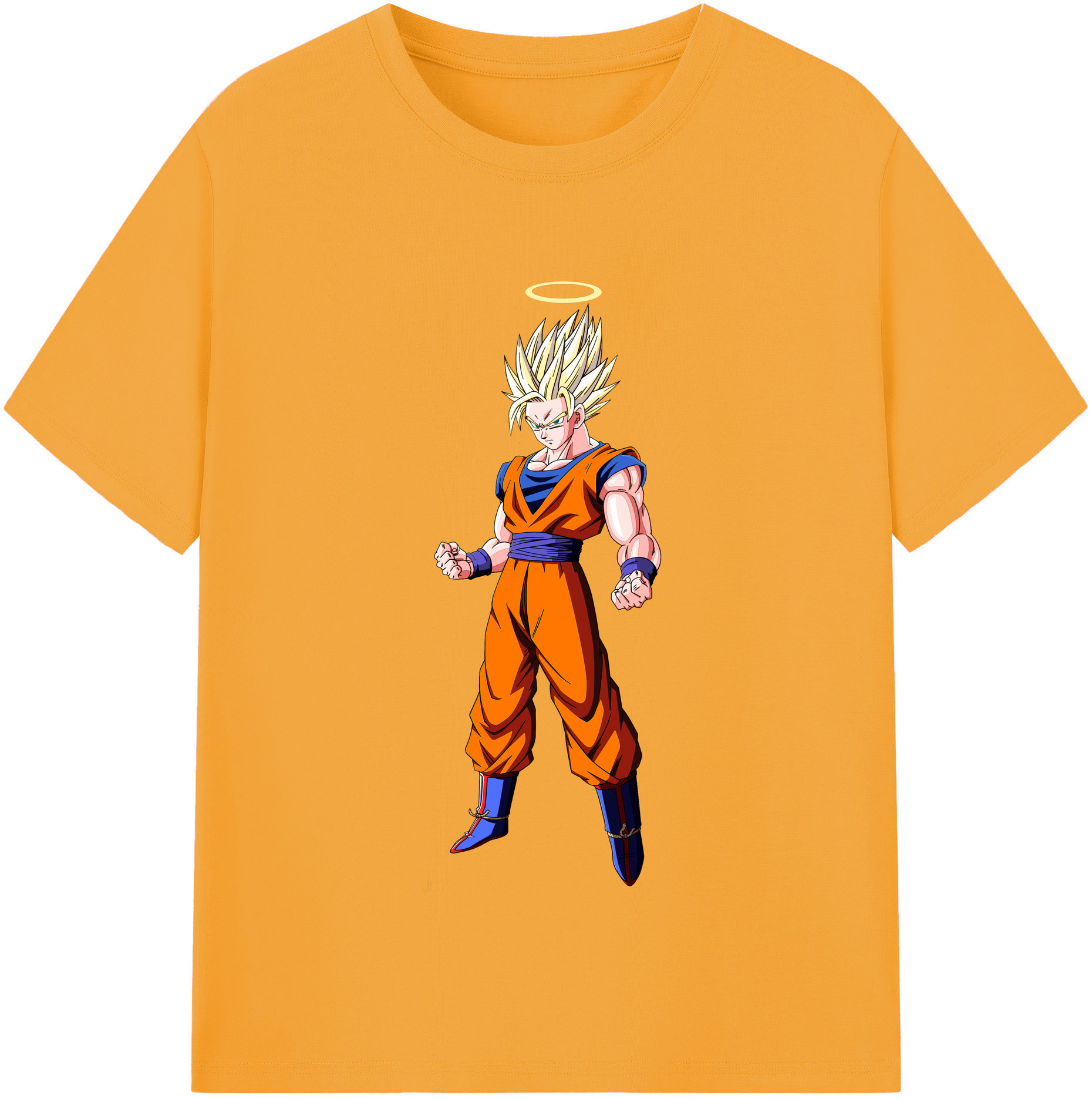 （画像用） ドラゴンボール 孫悟空（そん ごくう）Son Goku カカロット DRAGON BALL Kakarotto 綿100％半袖Tシャツ（フロントプリント）