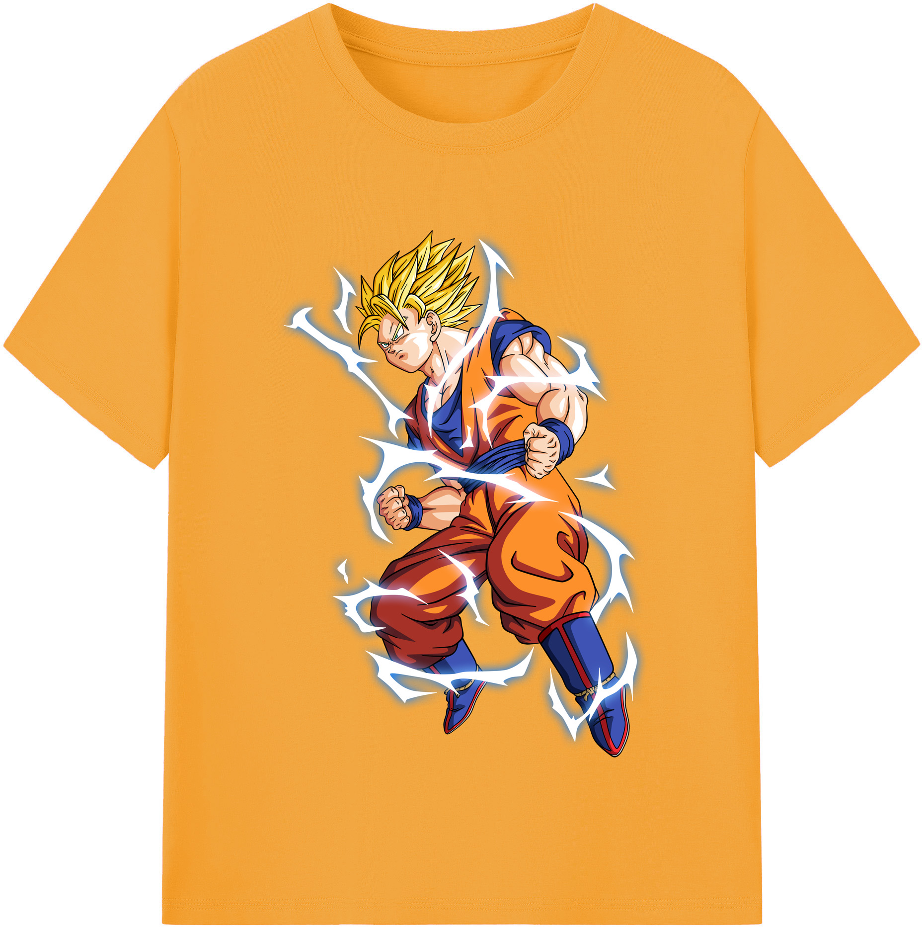 （画像用） ドラゴンボール 孫悟空（そん ごくう）Son Goku カカロット DRAGON BALL Kakarotto 綿100％半袖Tシャツ（フロントプリント）