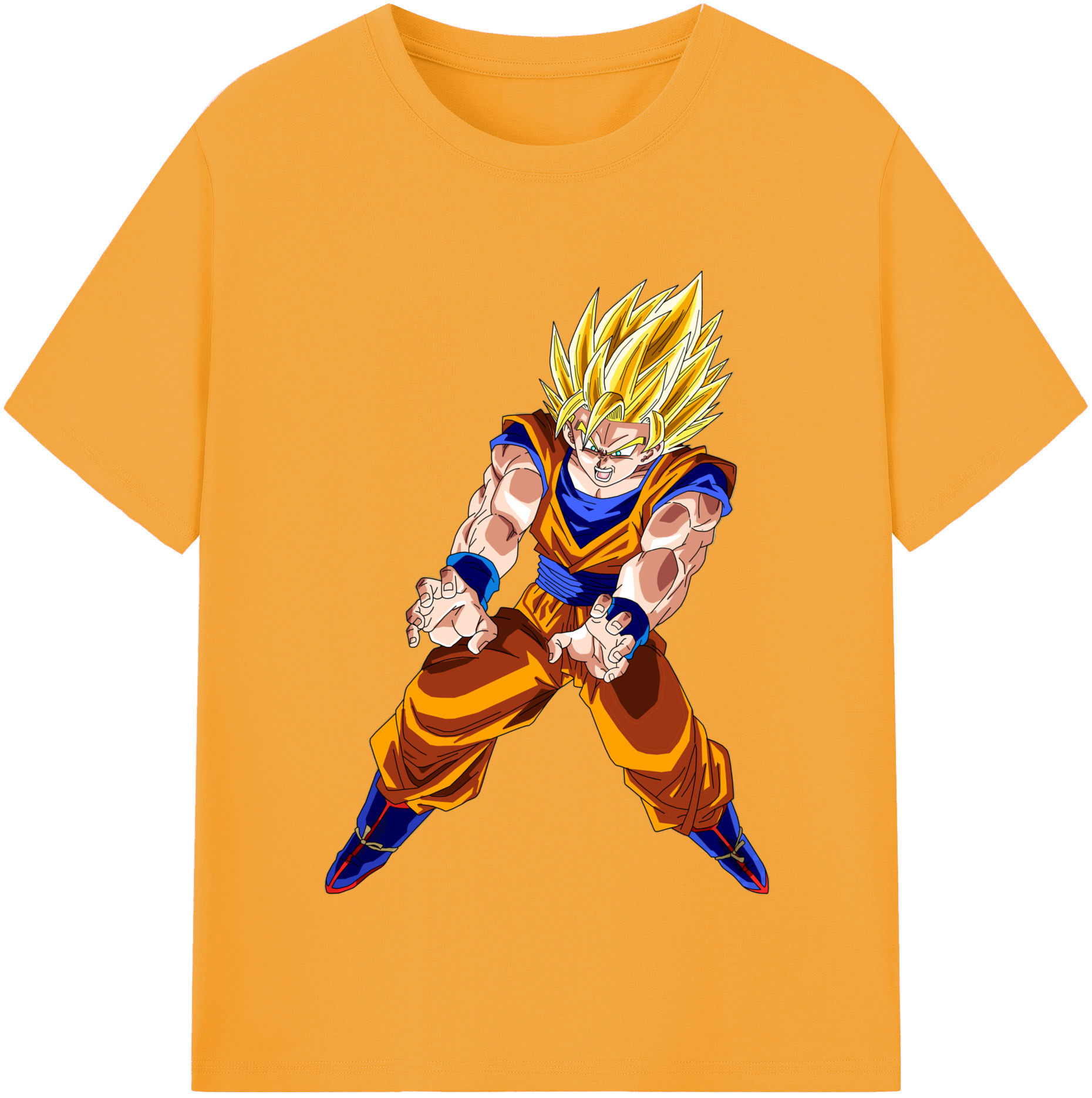 （画像用） ドラゴンボール 孫悟空（そん ごくう）Son Goku カカロット DRAGON BALL Kakarotto 綿100％半袖Tシャツ（フロントプリント）