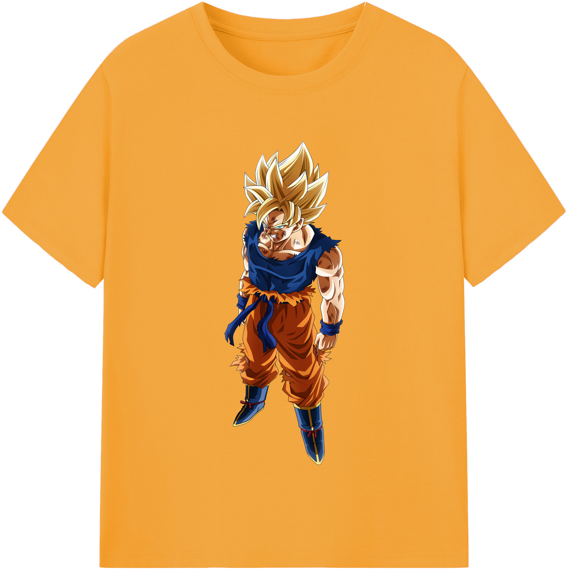 （画像用） ドラゴンボール 孫悟空（そん ごくう）Son Goku カカロット DRAGON BALL Kakarotto 綿100％半袖Tシャツ（フロントプリント）