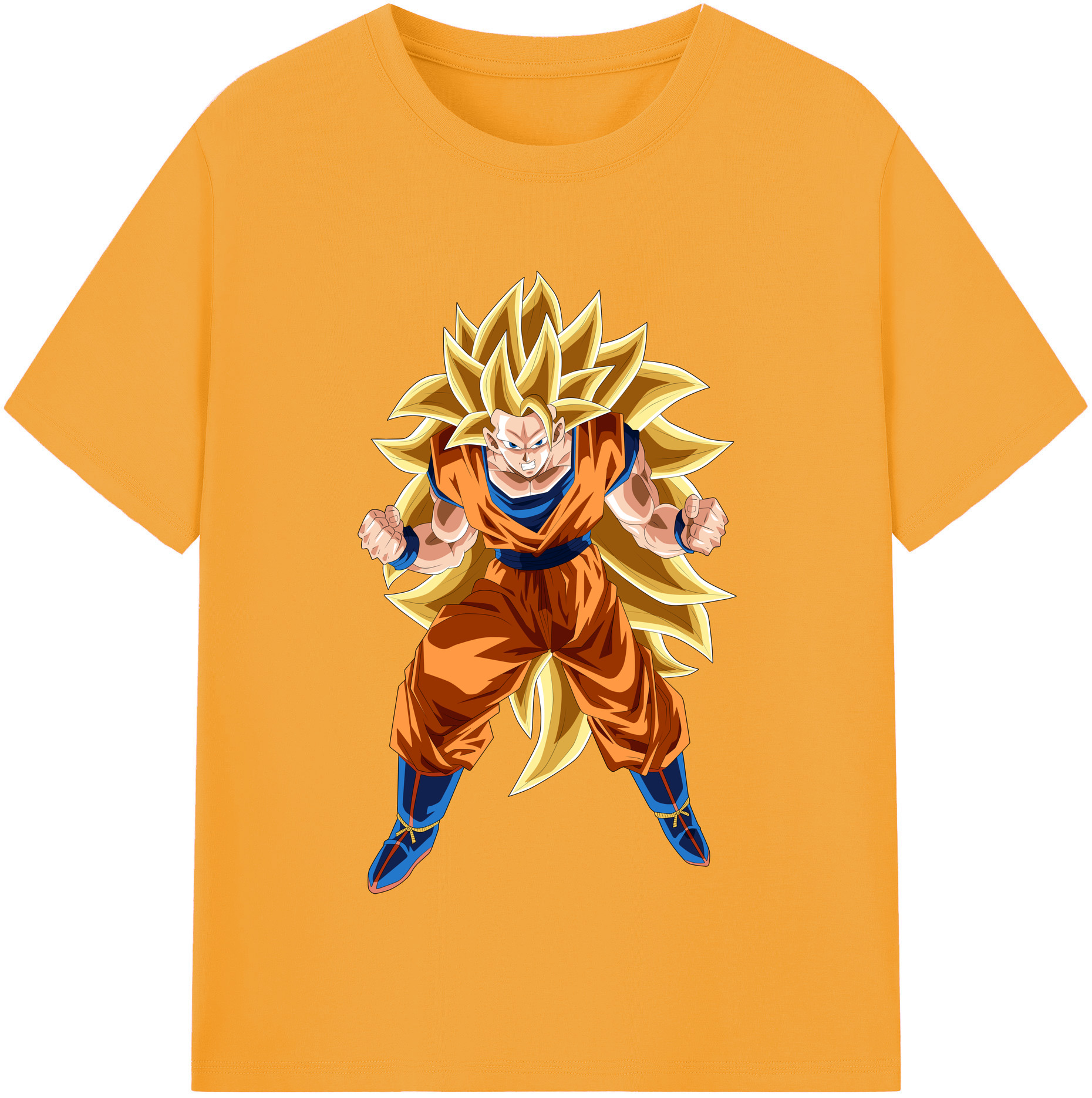 （画像用） ドラゴンボール 孫悟空（そん ごくう）Son Goku カカロット DRAGON BALL Kakarotto 綿100％半袖Tシャツ（フロントプリント）