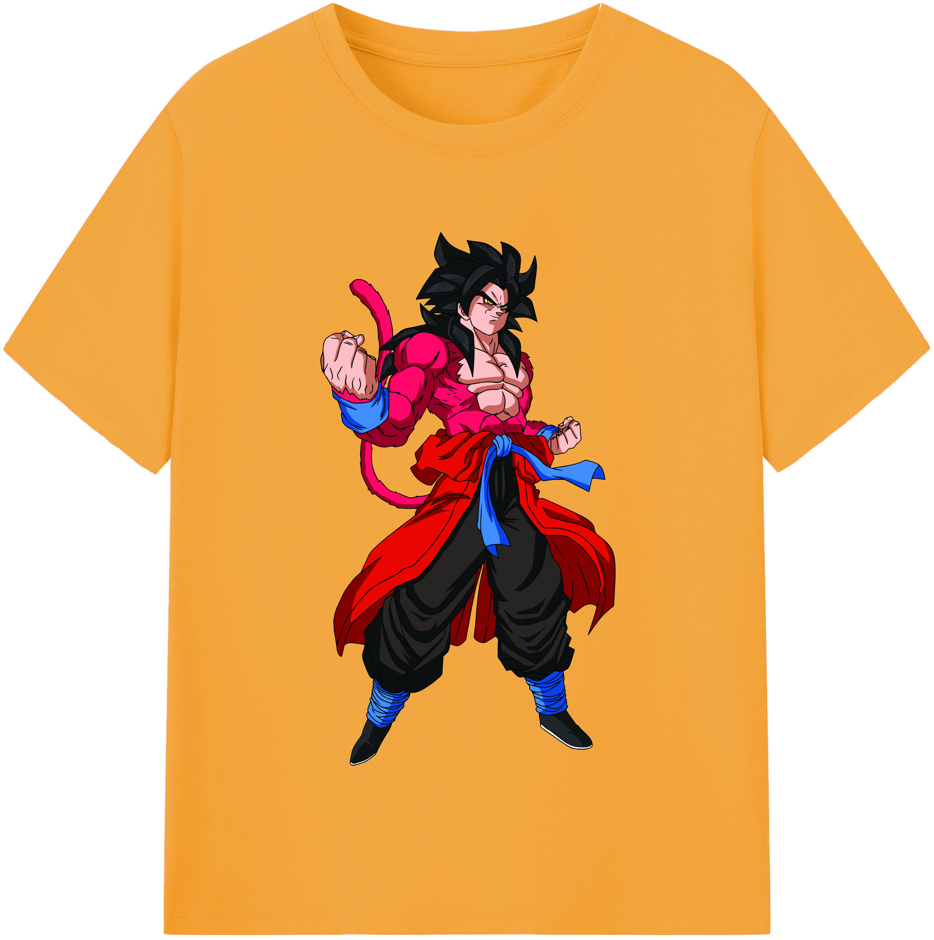 （画像用） ドラゴンボール 孫悟空（そん ごくう）Son Goku カカロット DRAGON BALL Kakarotto 綿100％半袖Tシャツ（フロントプリント）