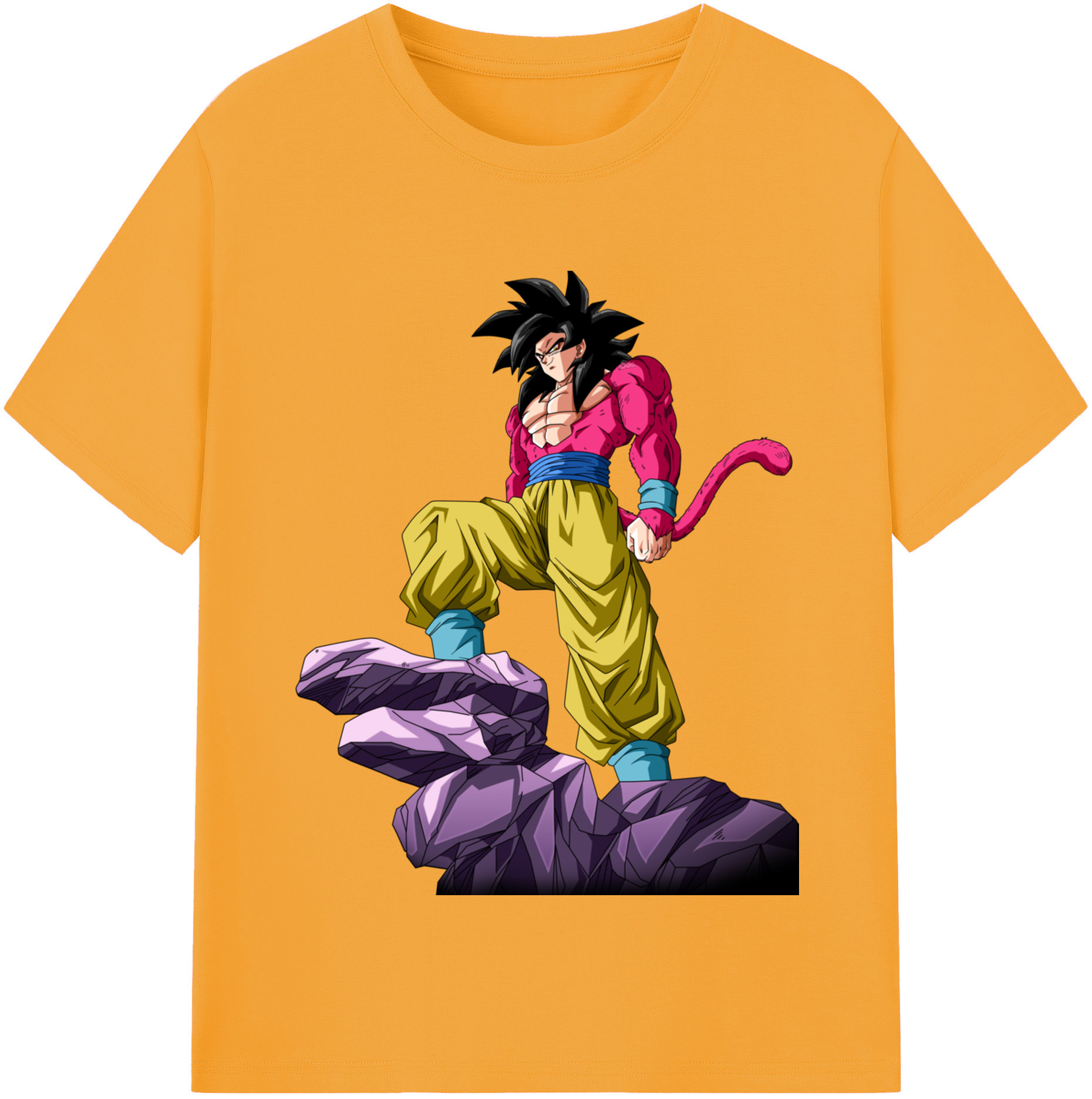 （画像用） ドラゴンボール 孫悟空（そん ごくう）Son Goku カカロット DRAGON BALL Kakarotto 綿100％半袖Tシャツ（フロントプリント）