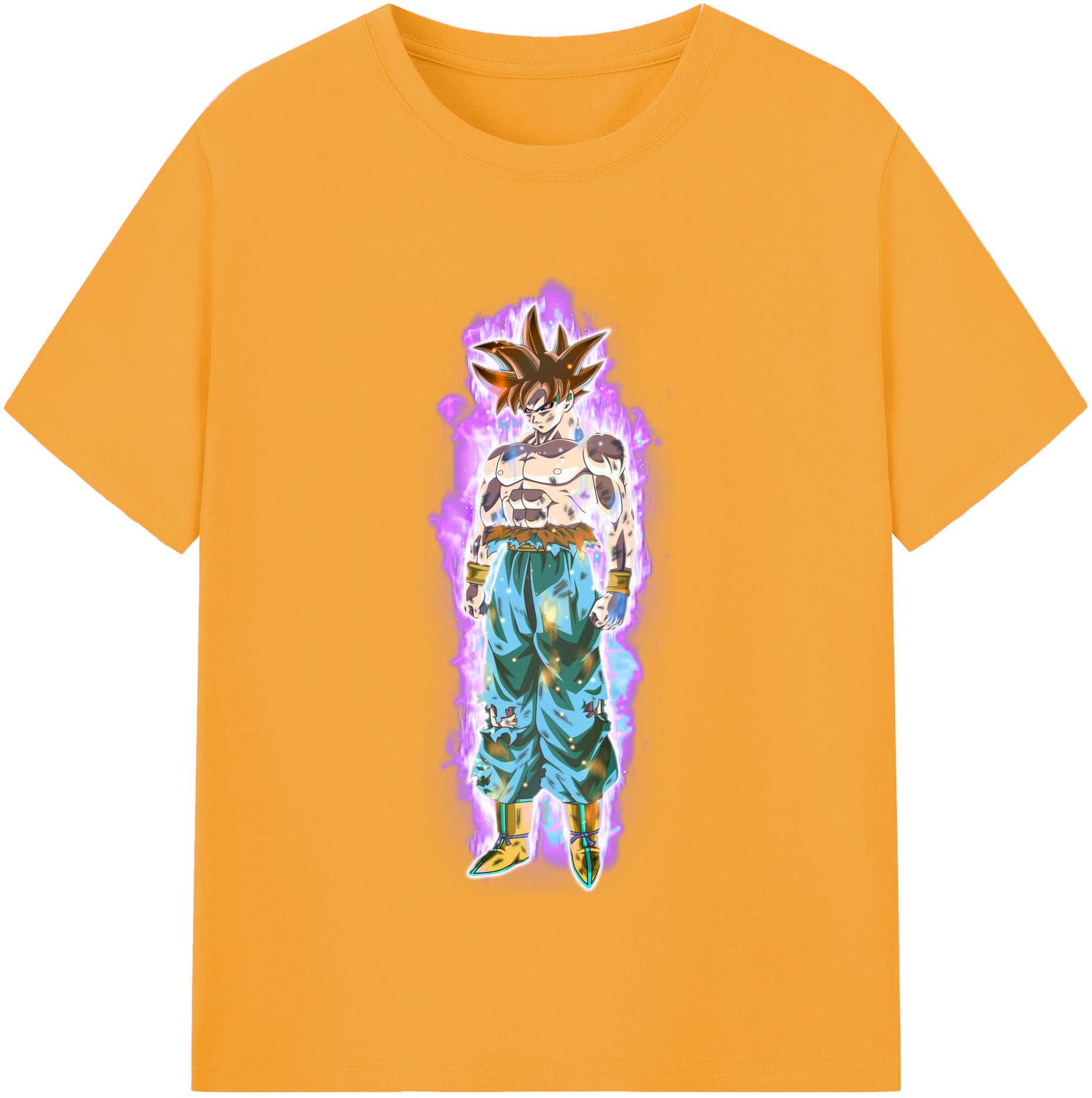 （画像用） ドラゴンボール 孫悟空（そん ごくう）Son Goku カカロット DRAGON BALL Kakarotto 綿100％半袖Tシャツ（フロントプリント）
