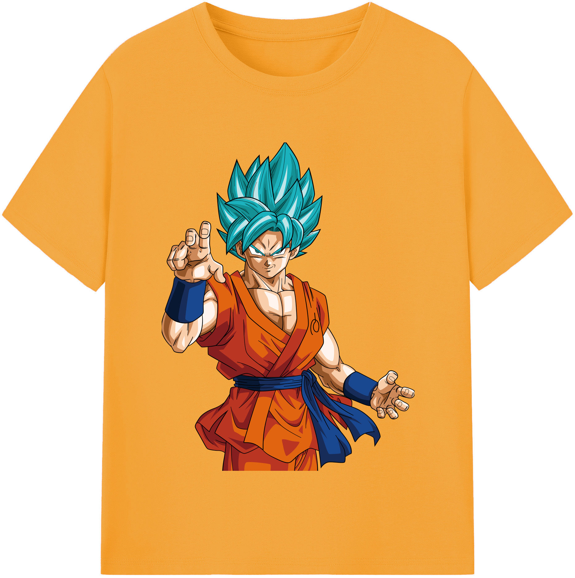 （画像用） ドラゴンボール 孫悟空（そん ごくう）Son Goku カカロット DRAGON BALL Kakarotto 綿100％半袖Tシャツ（フロントプリント）
