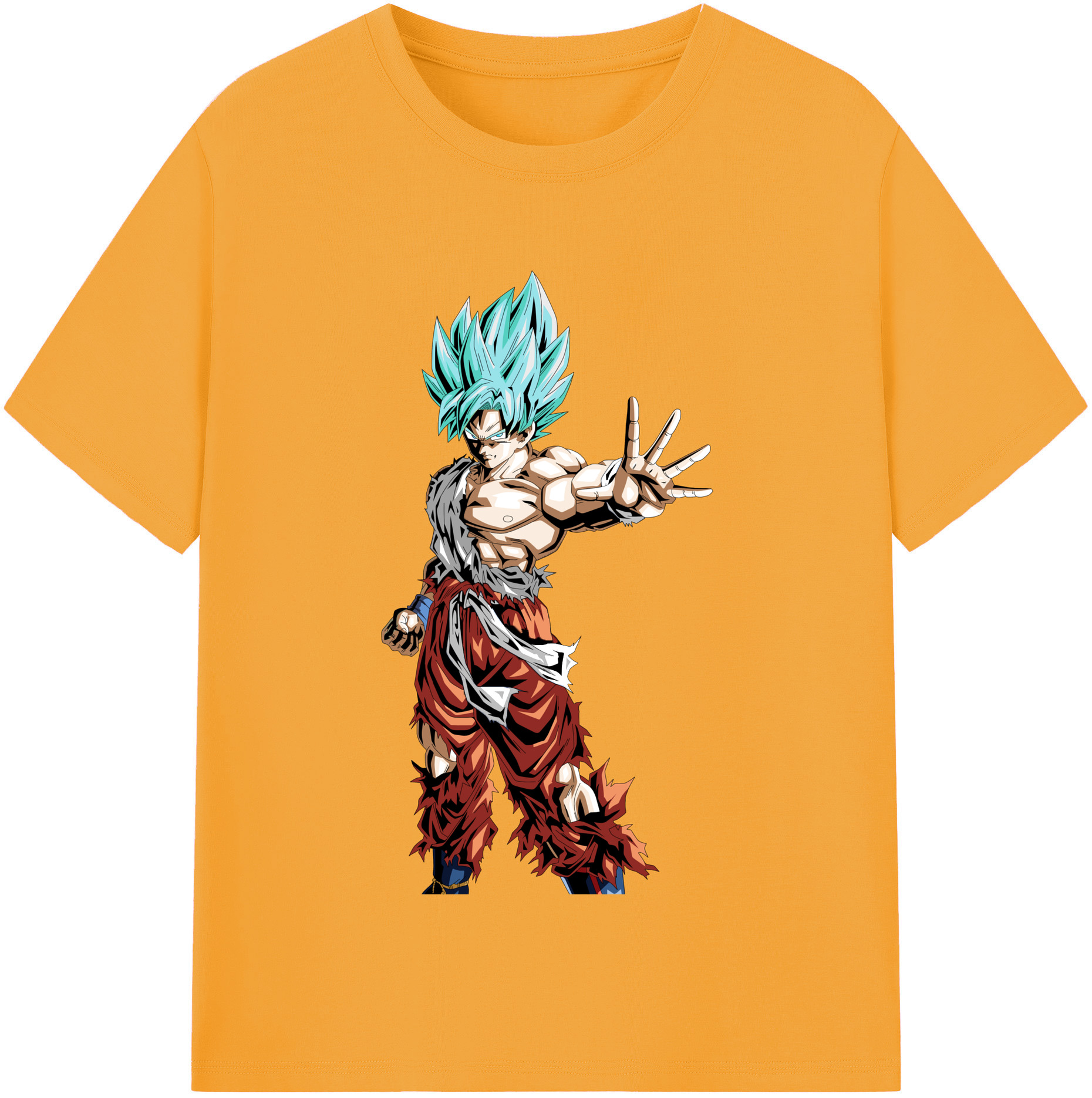 （画像用） ドラゴンボール 孫悟空（そん ごくう）Son Goku カカロット DRAGON BALL Kakarotto 綿100％半袖Tシャツ（フロントプリント）