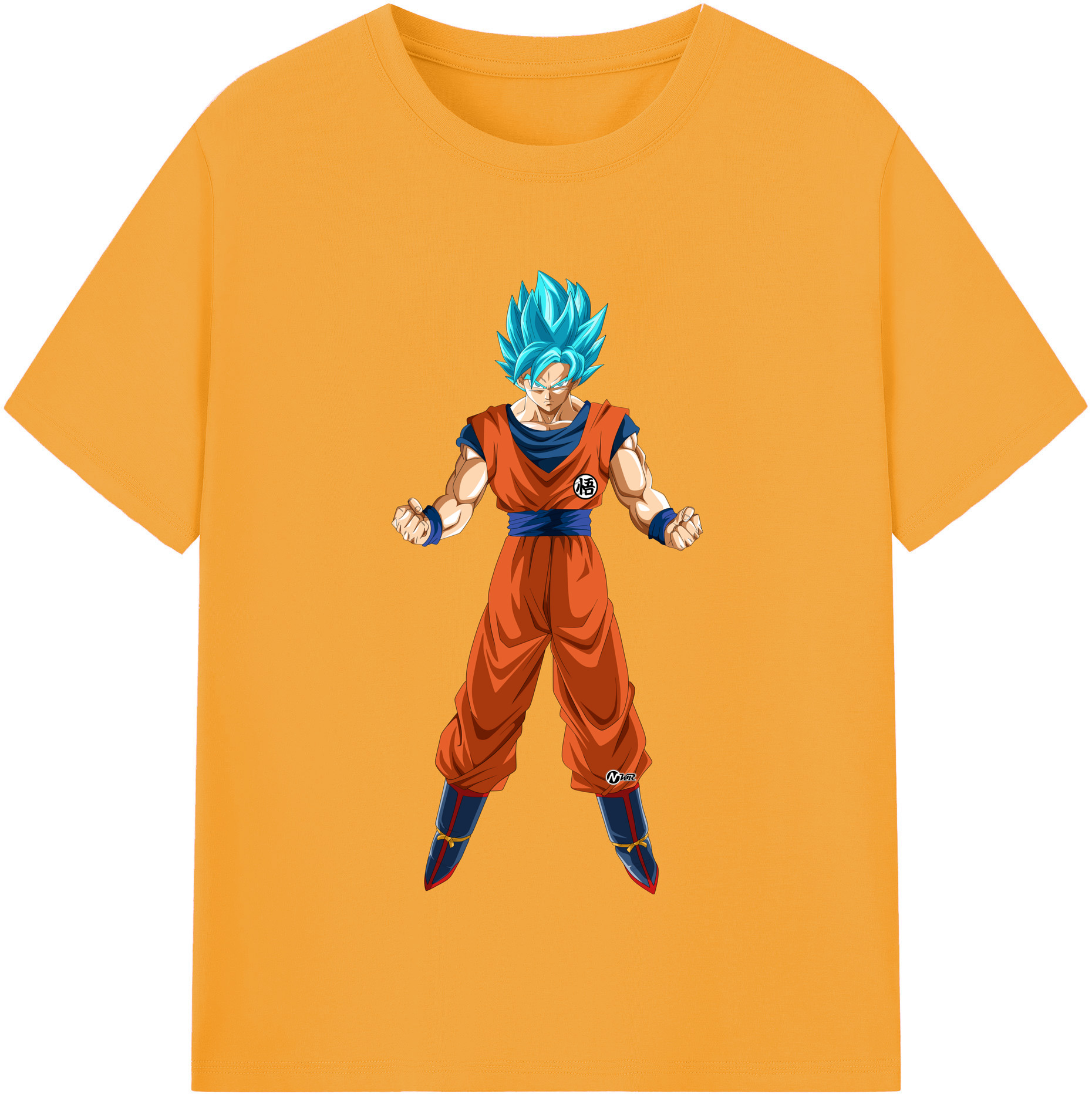 （画像用） ドラゴンボール 孫悟空（そん ごくう）Son Goku カカロット DRAGON BALL Kakarotto 綿100％半袖Tシャツ（フロントプリント）