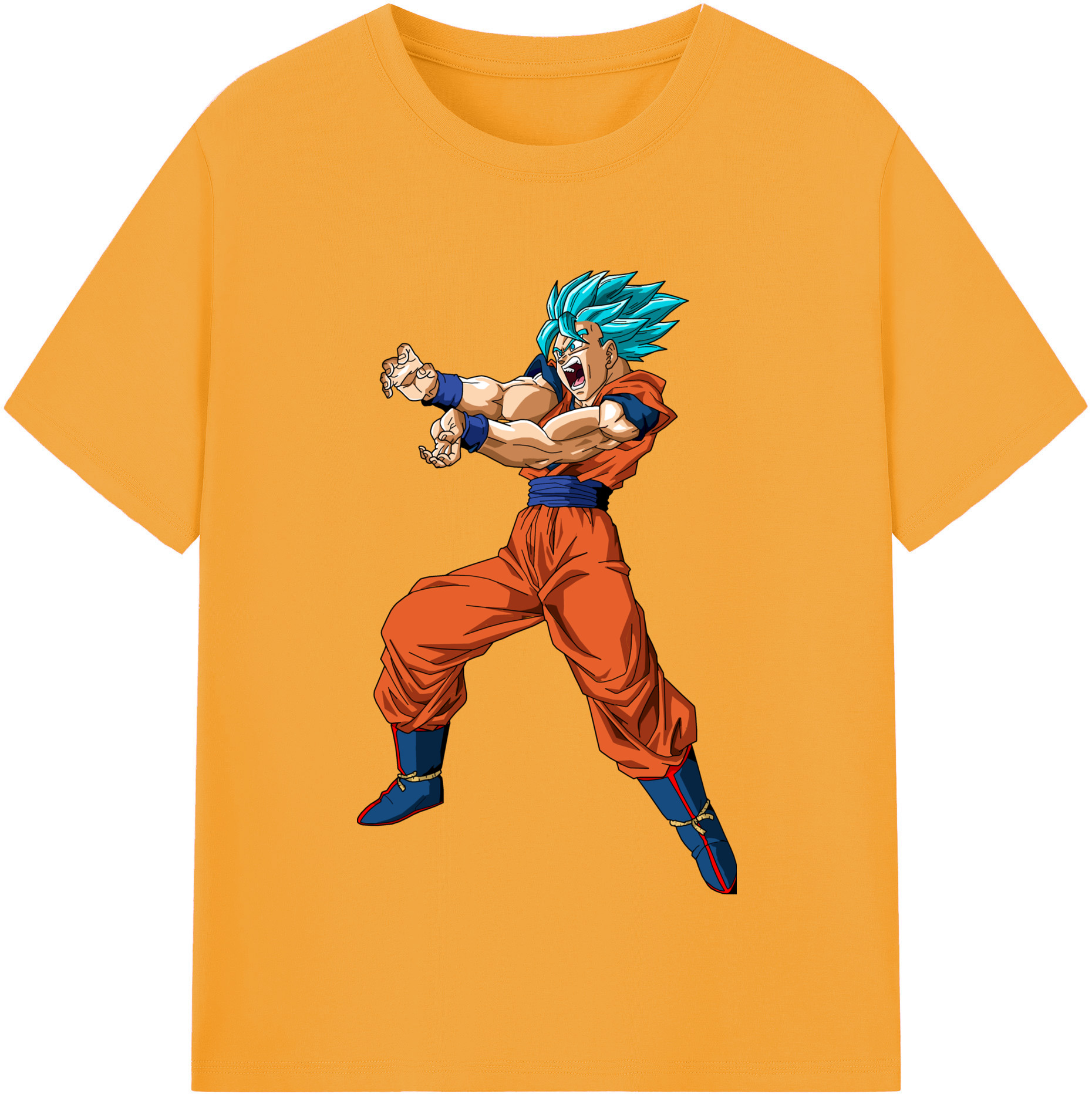 （画像用） ドラゴンボール 孫悟空（そん ごくう）Son Goku カカロット DRAGON BALL Kakarotto 綿100％半袖Tシャツ（フロントプリント）